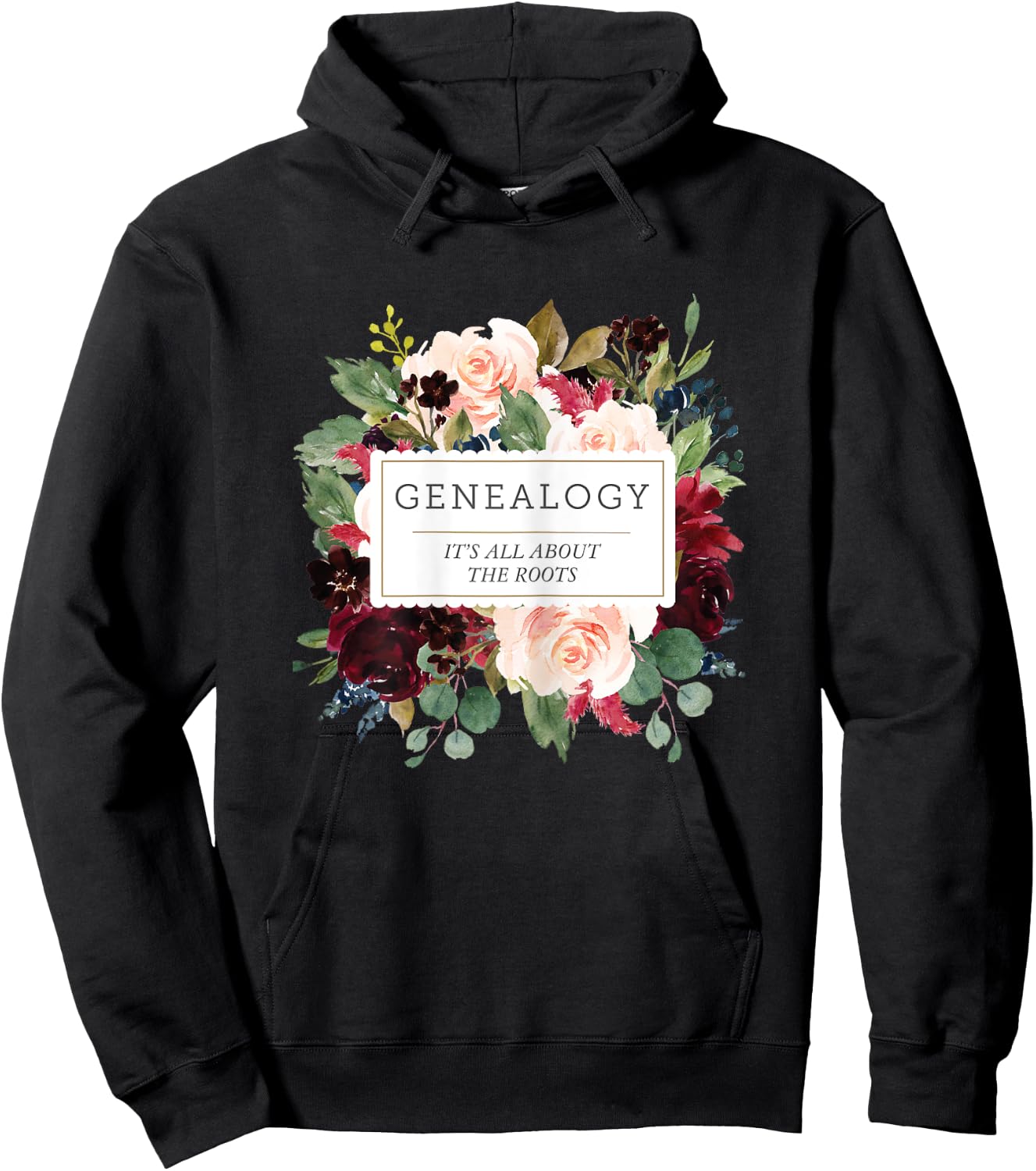 Genealogy Gift Genealogist Gift Ladies Family Research Hoodie - Hoodie | Black