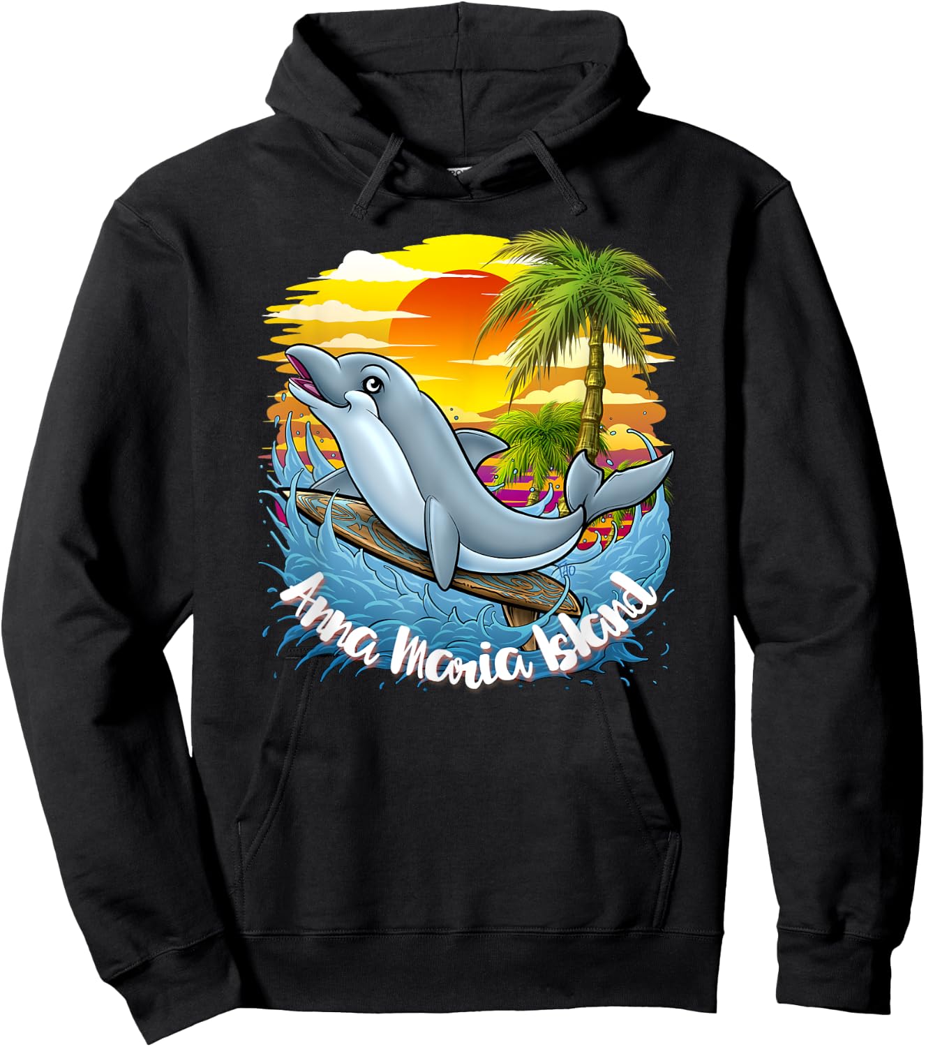 Anna Maria Island Beach Shirt Spring Break Florida Hoodie - Hoodie | Black