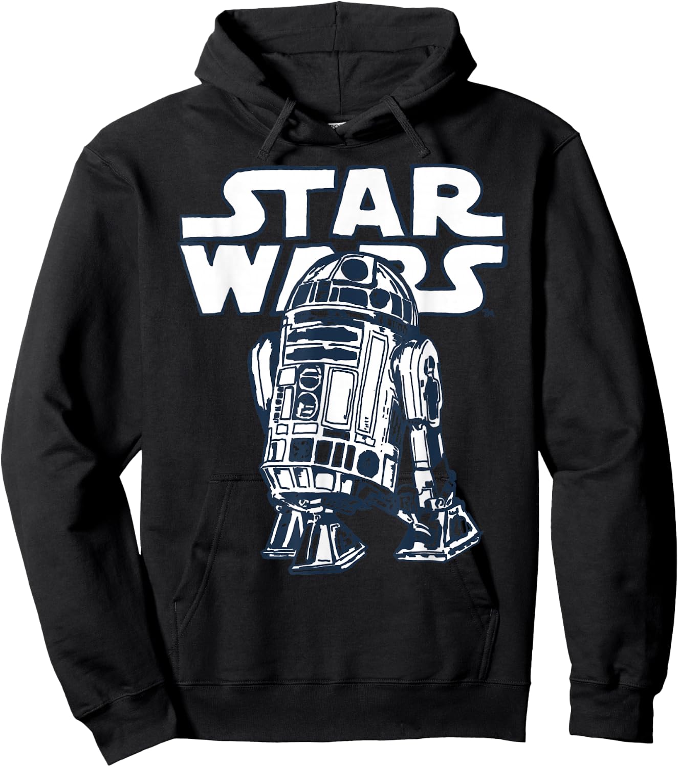 Star Wars R2-D2 Vintage Style Graphic C1 Hoodie - Hoodie | Black