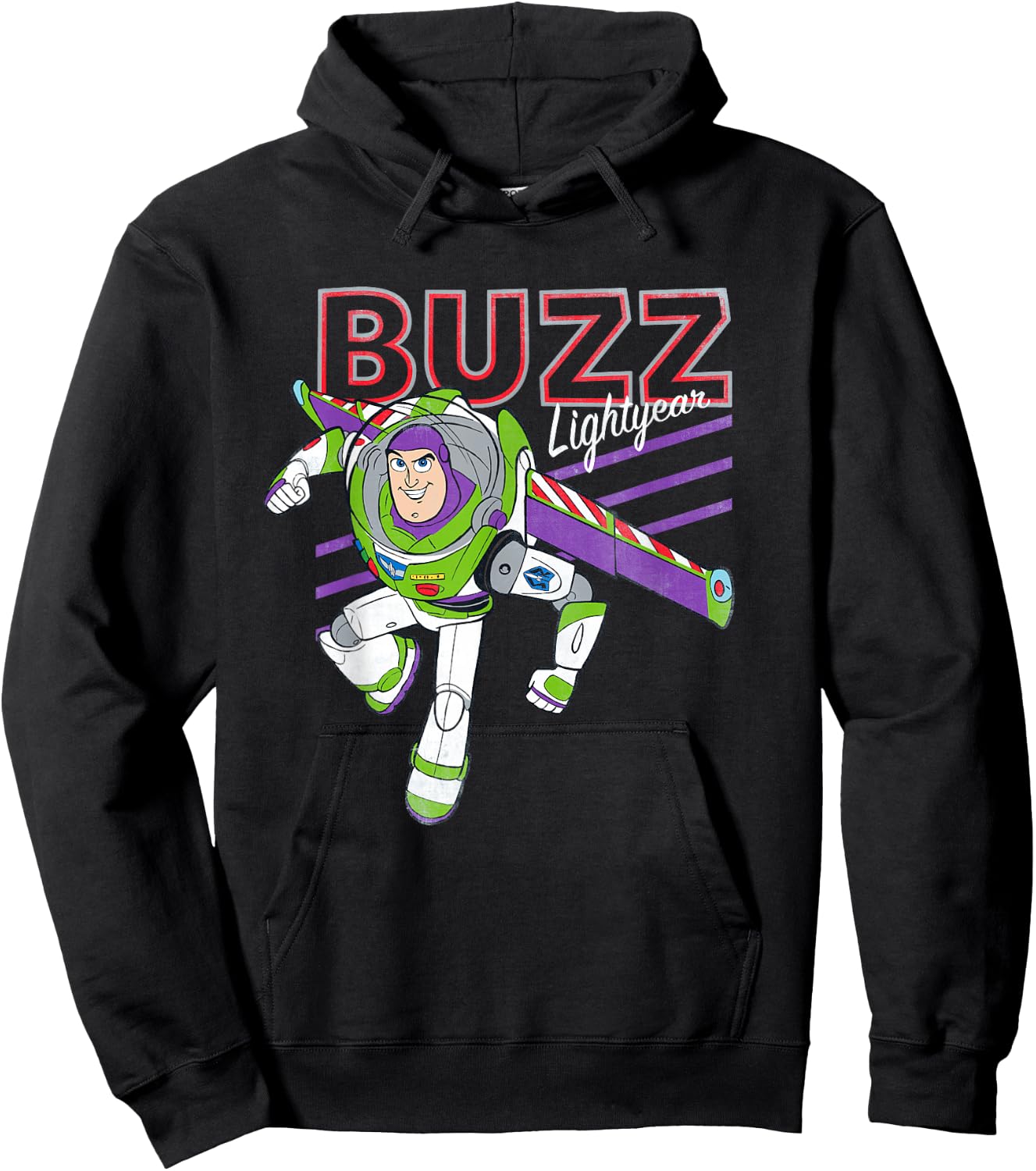 Disney Pixar Toy Story 4 Classic Buzz Lightyear Hoodie - Hoodie | Black