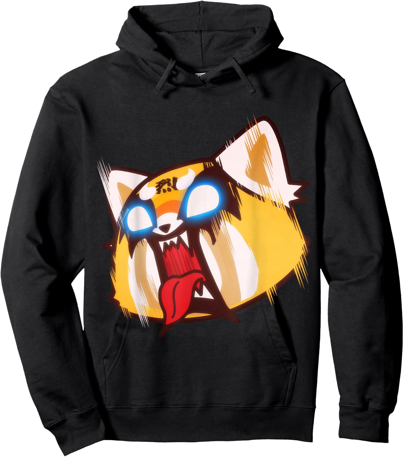 Aggretsuko Screaming Rage Shirt Hoodie - Hoodie | Black