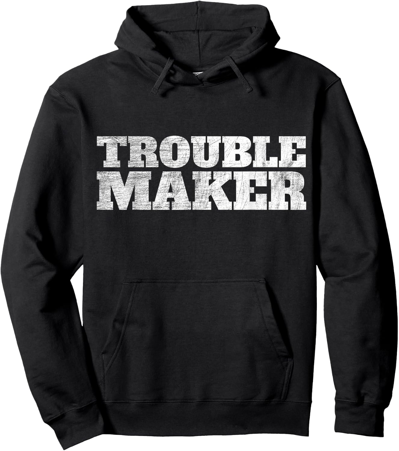 Troublemaker Stress My Name Is Trouble Maker Hoodie - Hoodie | Black