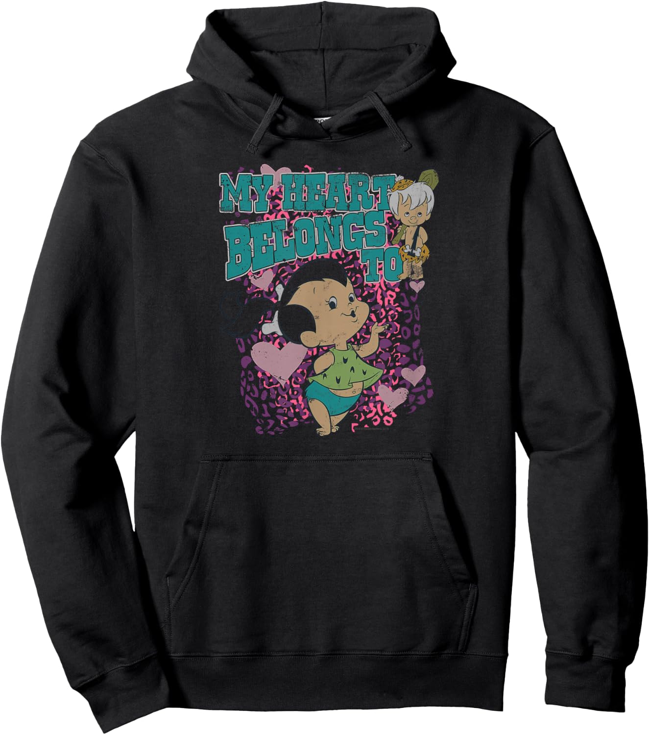 The Flintstones Pebbles My Heart Hoodie - Hoodie | Black