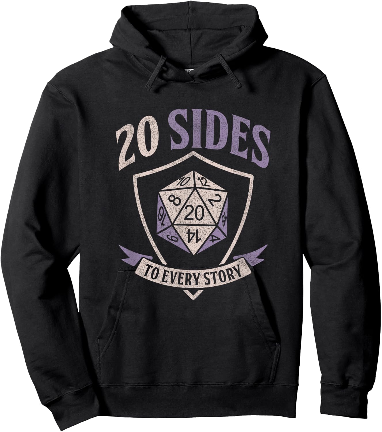 Tabletop Game RPG D 20 Dice Shirt Hoodie - Hoodie | Black