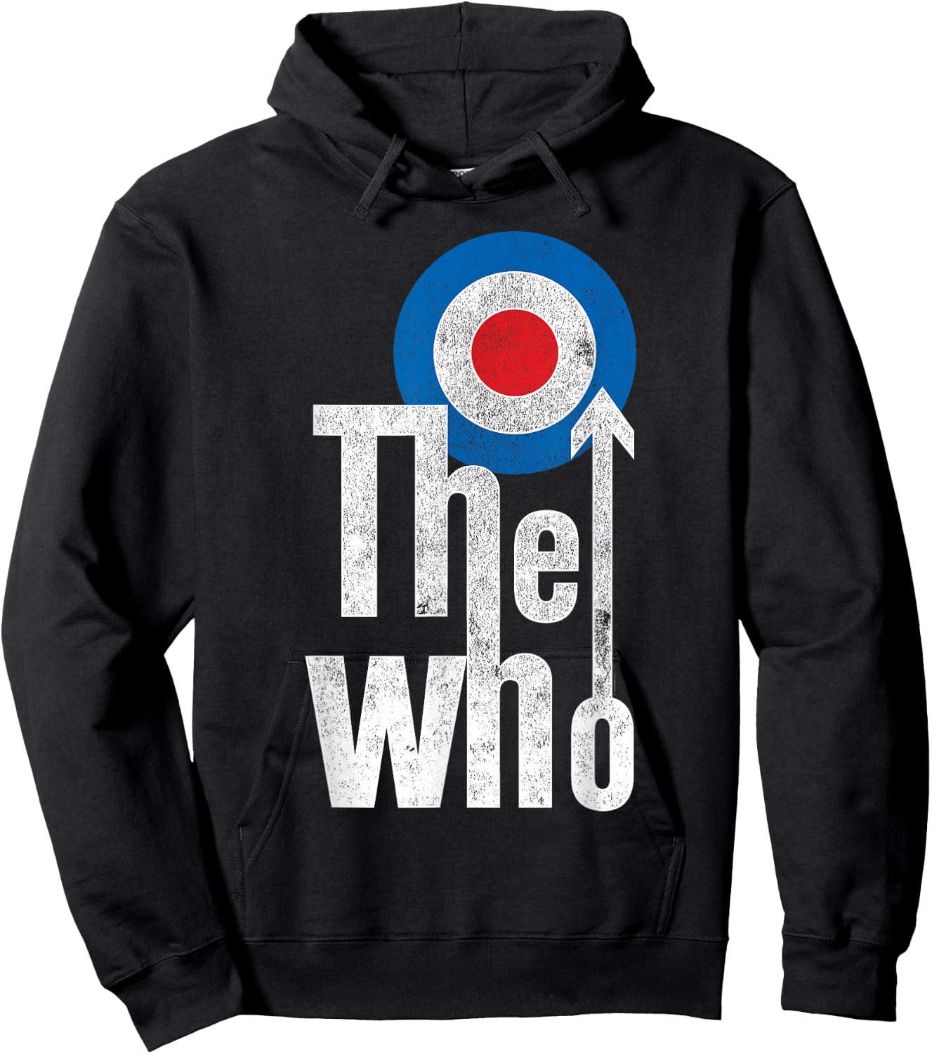 The Who Official Target Logo Arrow Hoodie - Hoodie | Black