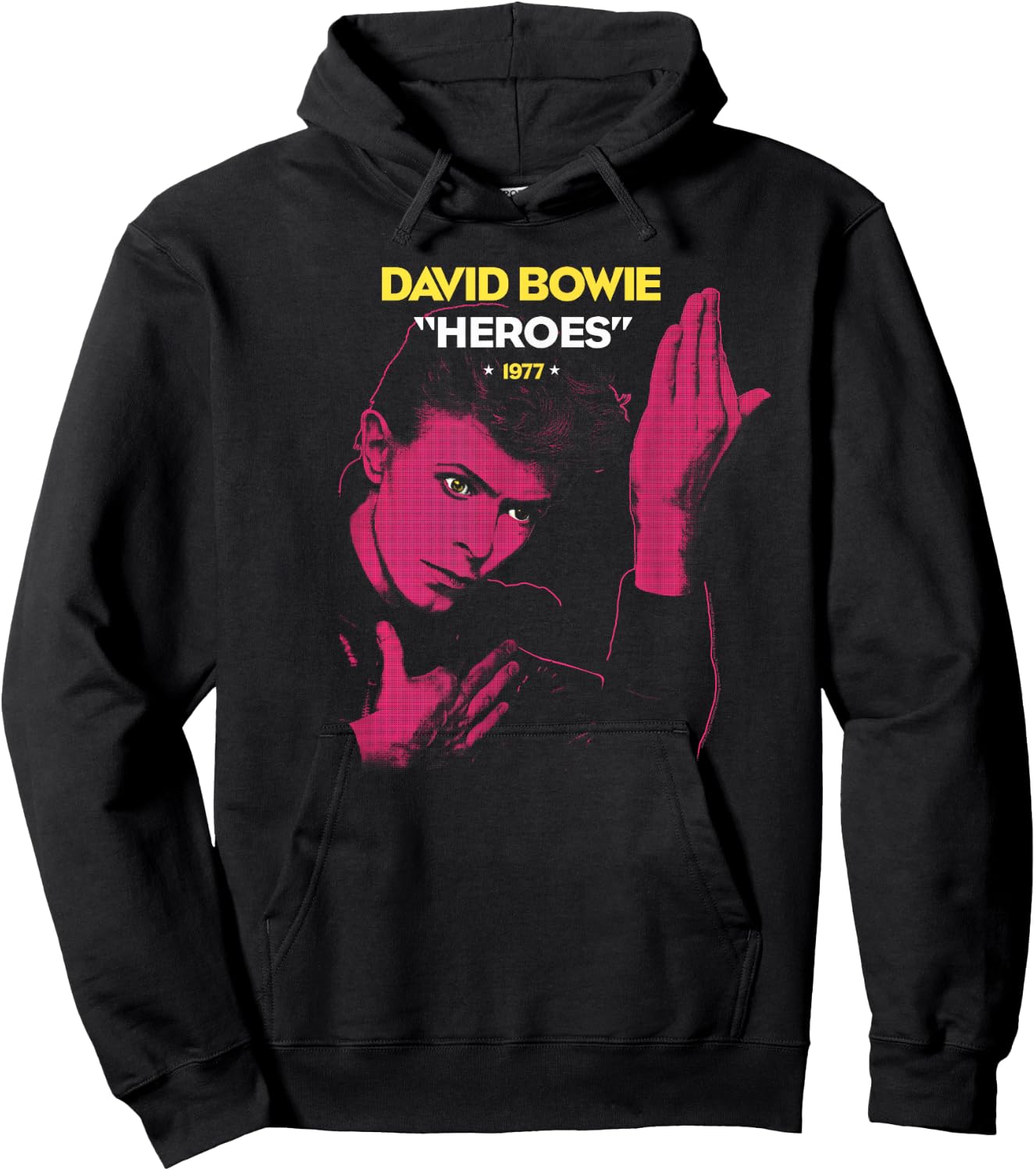 David Bowie - Heroes 1977 Hoodie - Hoodie | Black