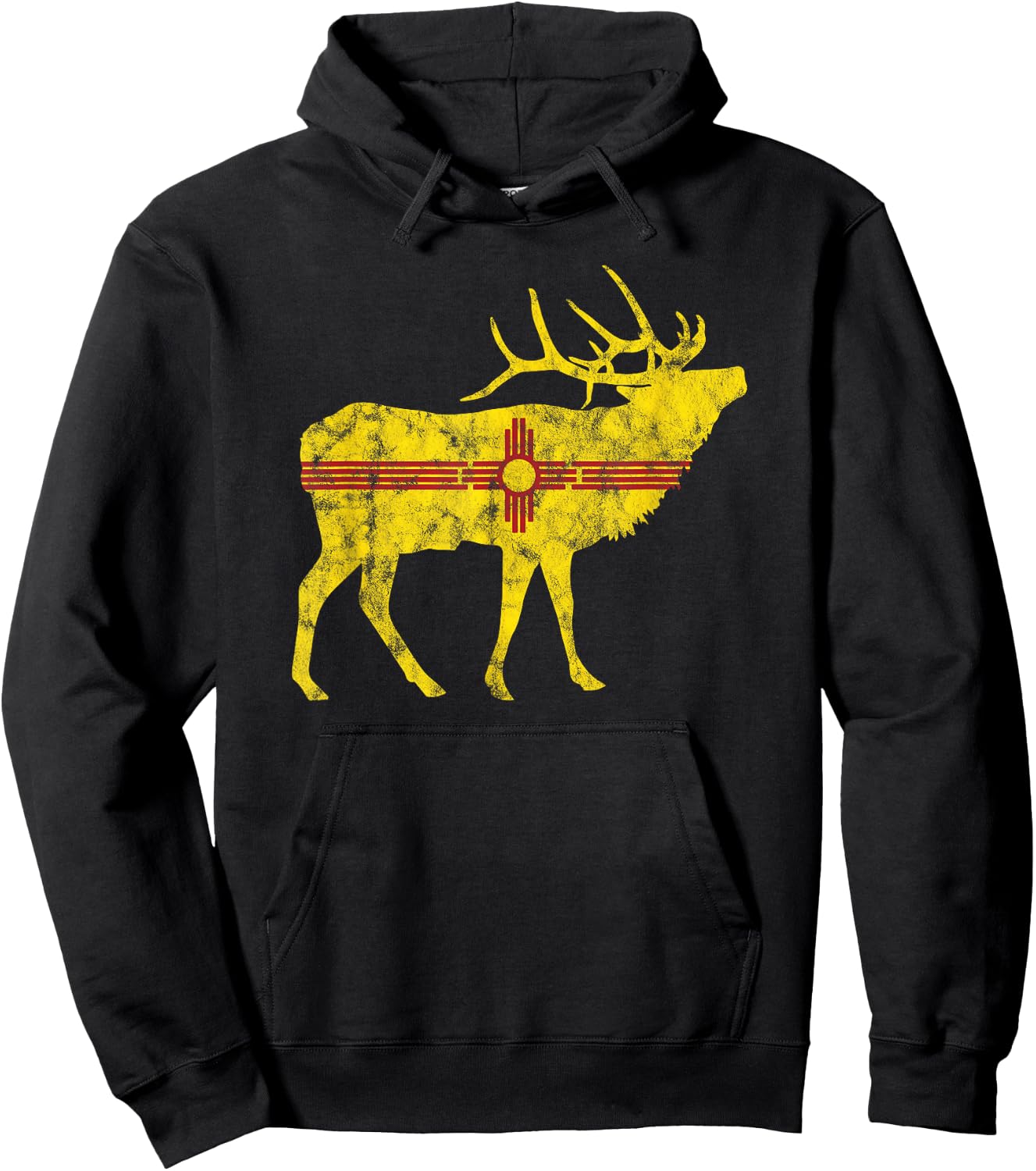 New Mexico Elk Hunting Hoodie - Hoodie | Black
