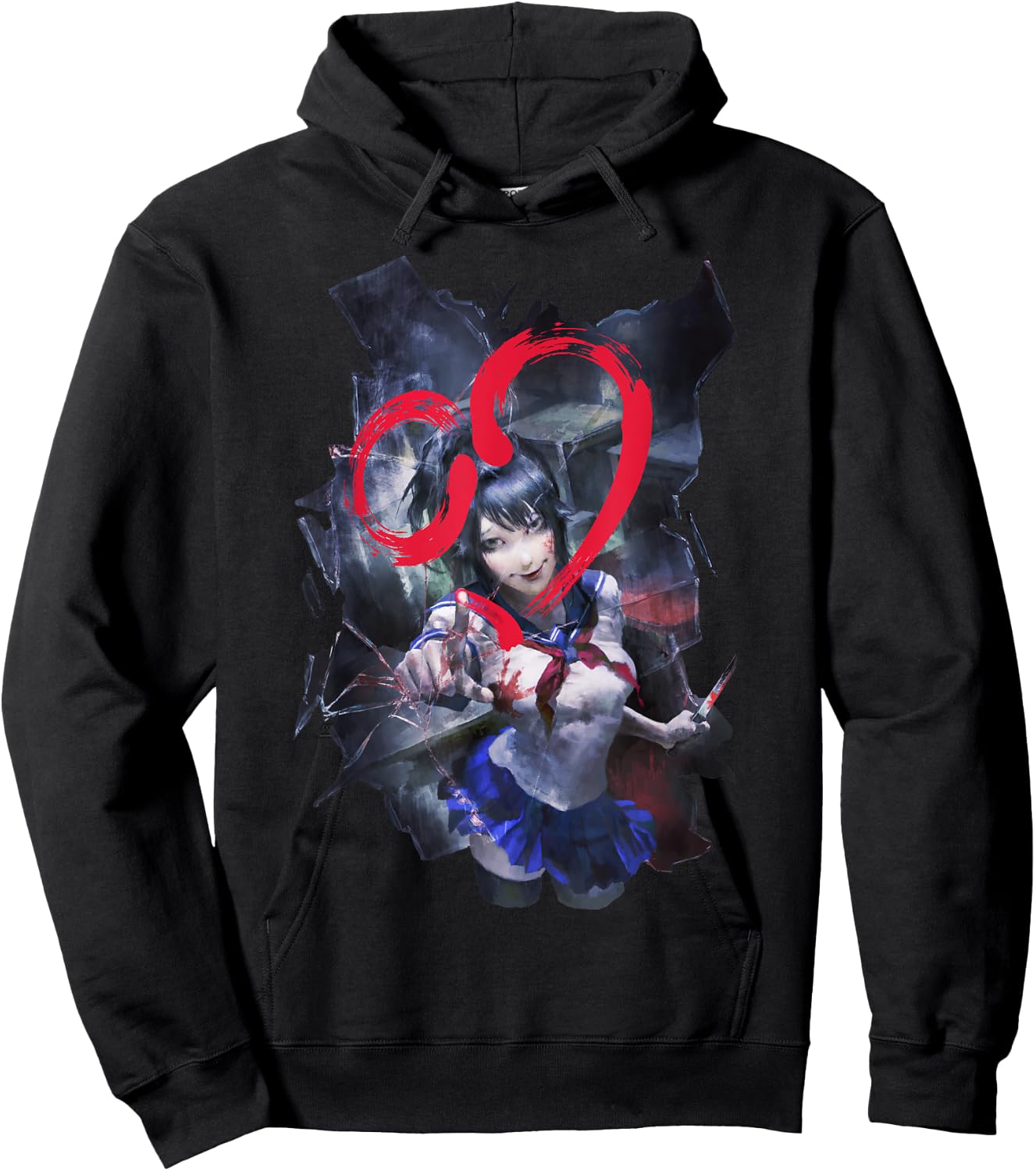 Yandere Simulator Lovesick Shirt Hoodie - Hoodie | Black