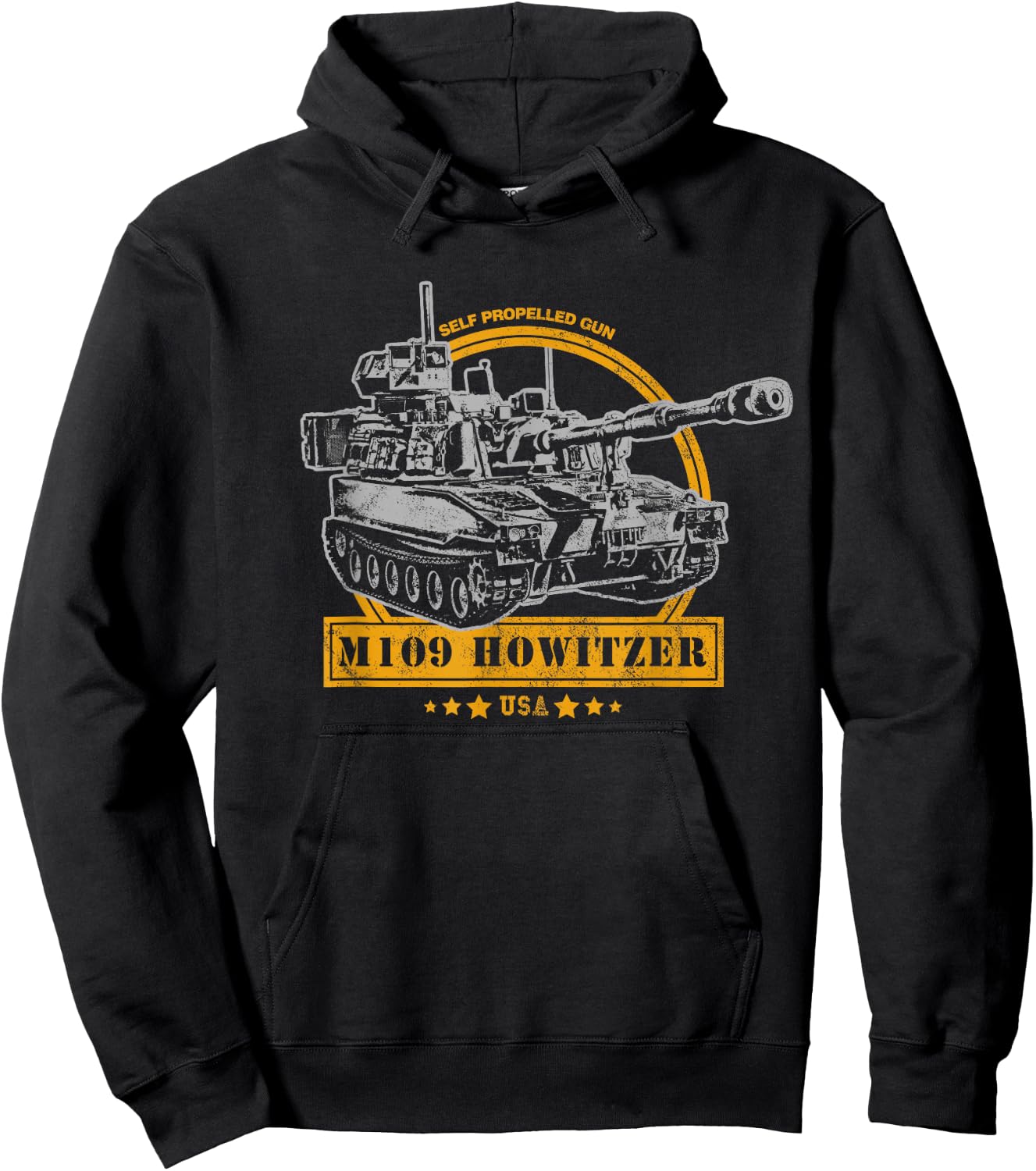 M109 Self Propelled Howitzer Hoodie - Hoodie | Black
