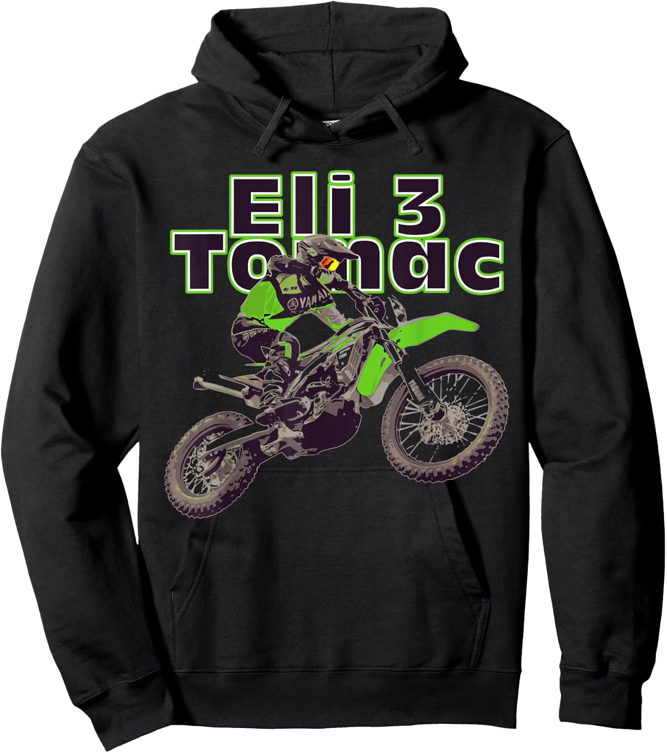 Motorcross Eli 3 Tomac Hoodie - Hoodie | Black