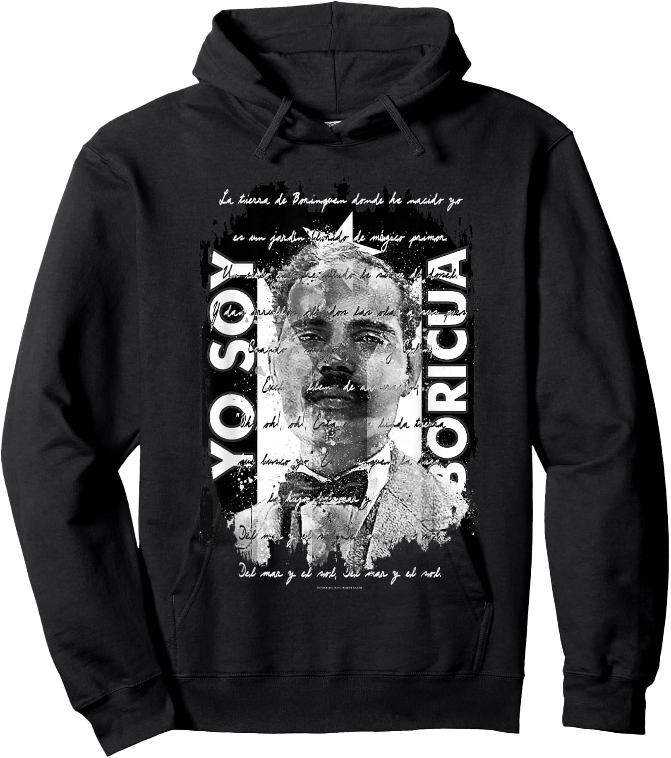 Albizu Campos Yo Soy Boricua Black Puerto Rico Flag Resiste Hoodie - Hoodie | Black