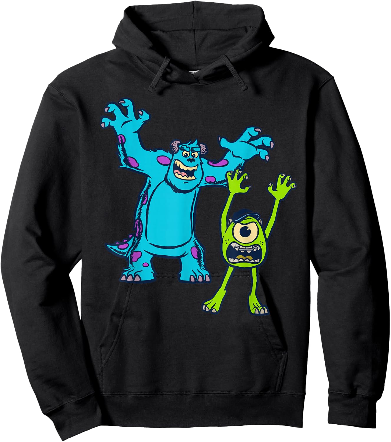 Disney Pixar Monsters University Sulley and Mike Hoodie - Hoodie | Black