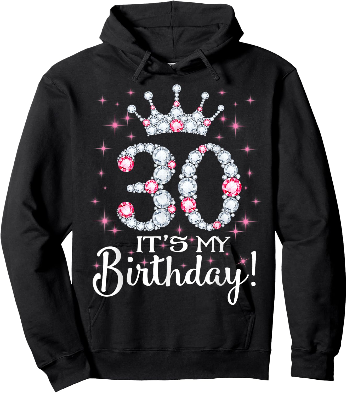 30 It's My Birthday 1989 30Th Birthday Gift Hoodie - Hoodie | Black