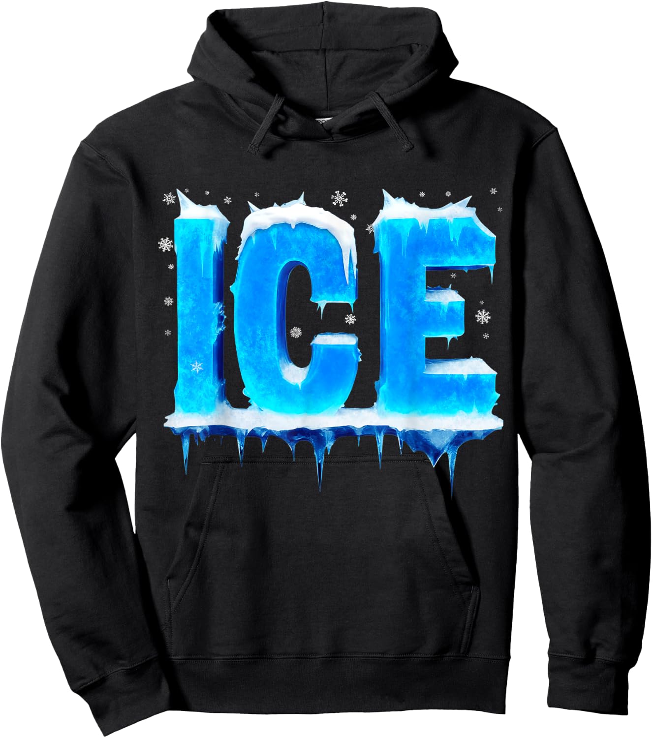 Ice Shirt Adult Kids Men Women Fire And Ice Costume Hoodie - Hoodie | Black
