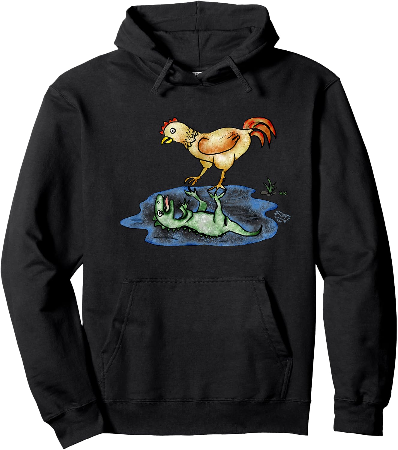 Chicken Dinosaur Funny Evolution Science Lover Shirt Hoodie - Hoodie | Black