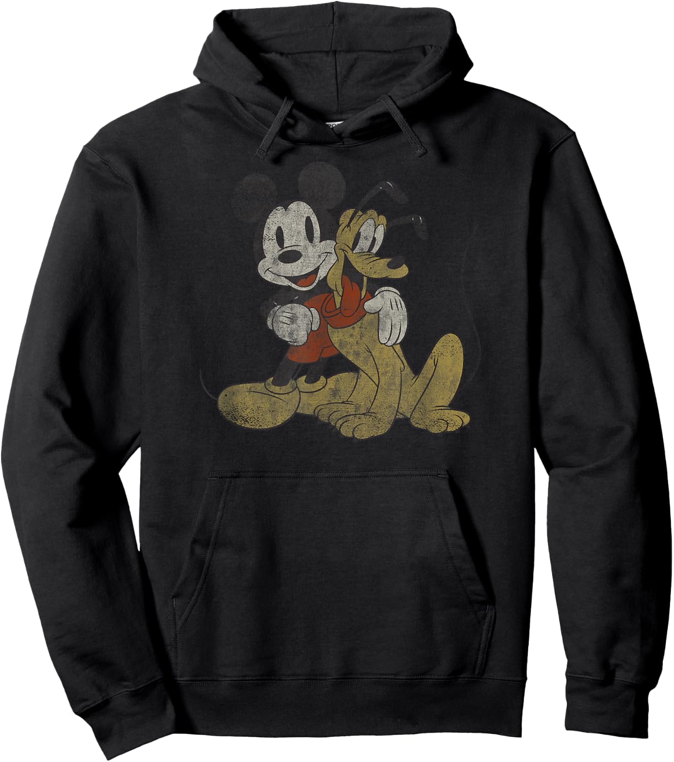 Disney - Mickey Mouse and Pluto Best Buds Hoodie - Hoodie | Black