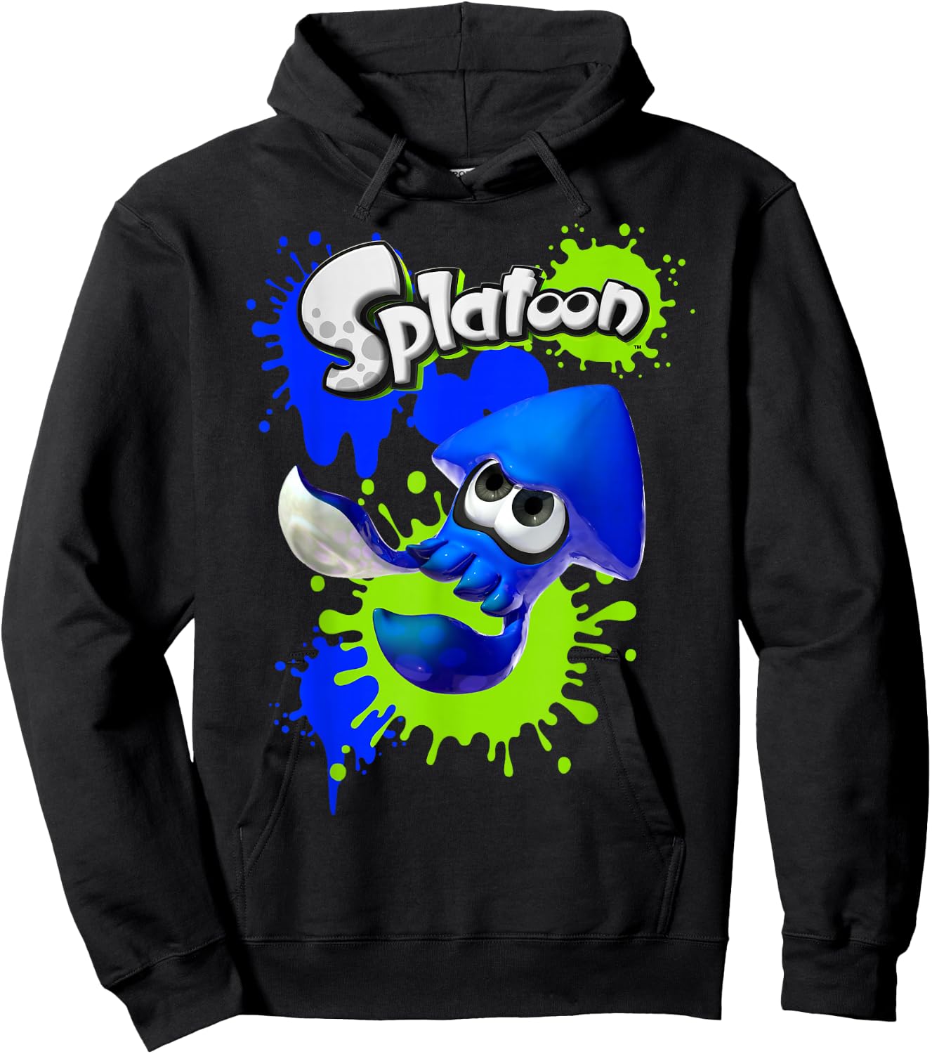 Nintendo Splatoon Spleediddle Splat Graphic Hoodie - Hoodie | Black