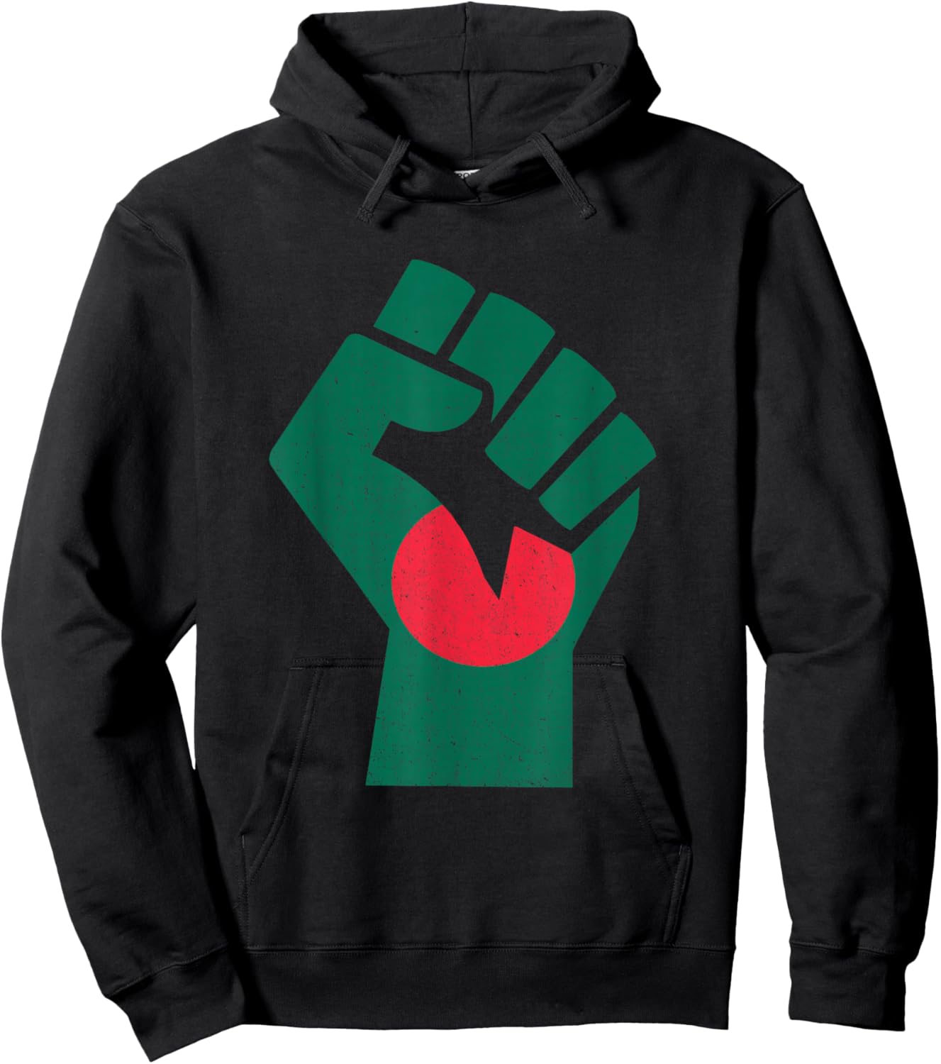 Bangladeshi Flag Bangladeshi Pride Handfist Power Bangladesh Hoodie - Hoodie | Black