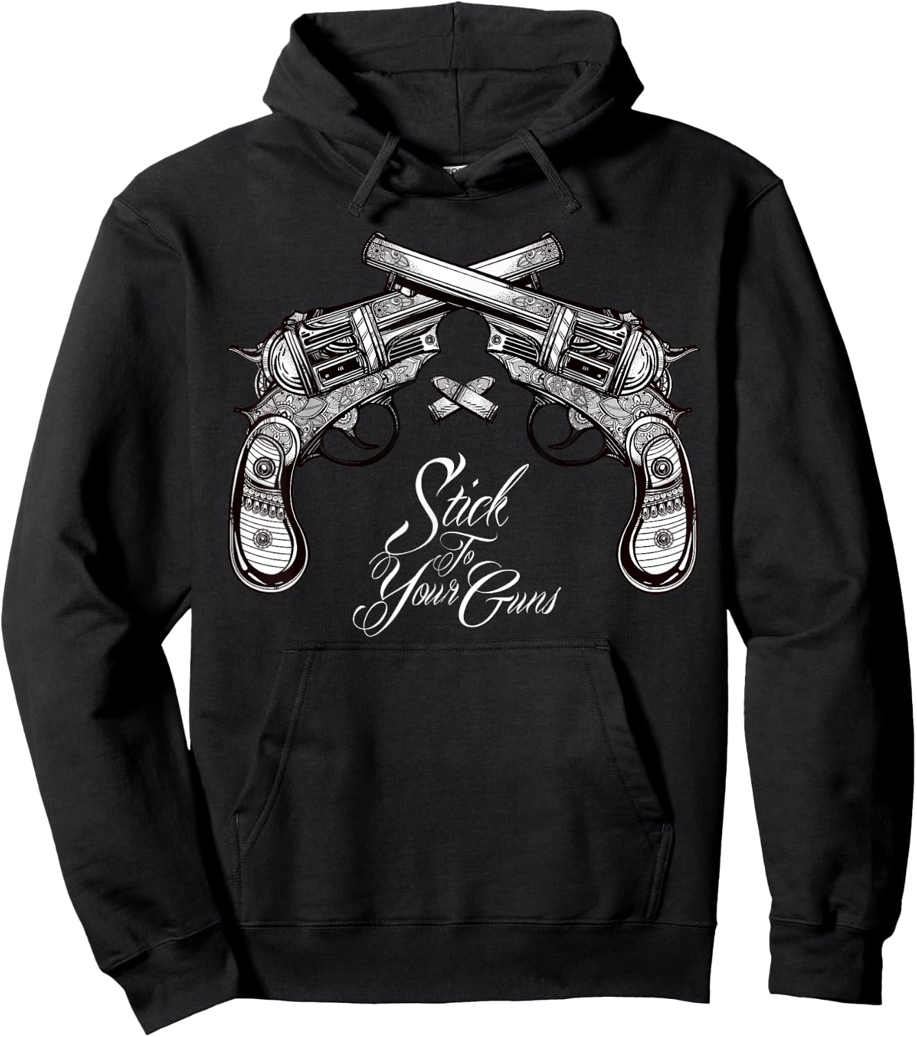 Stick To Your Guns - Western Bandit - Vintage Cowboy Hoodie - Hoodie | Black