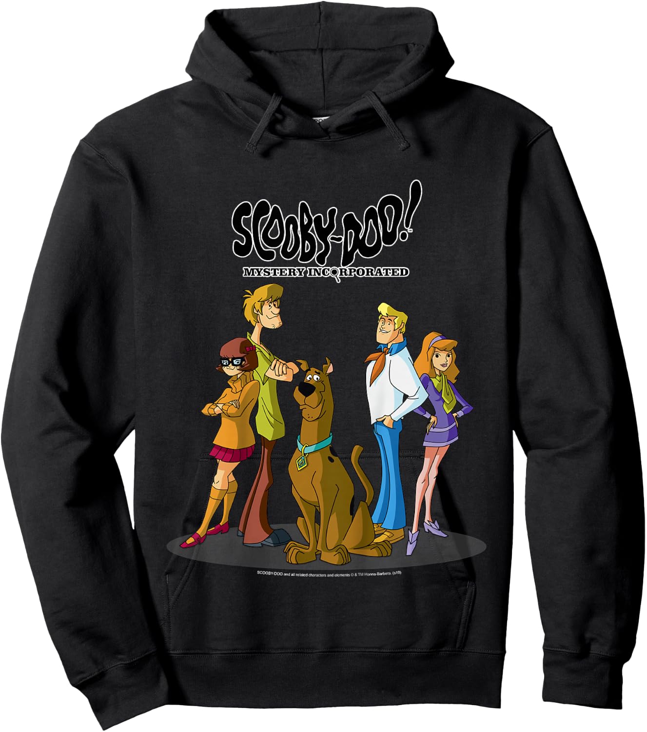 Kids Scooby-Doo Mystery Incorporated Mystery Gang Portrait Hoodie - Hoodie | Black