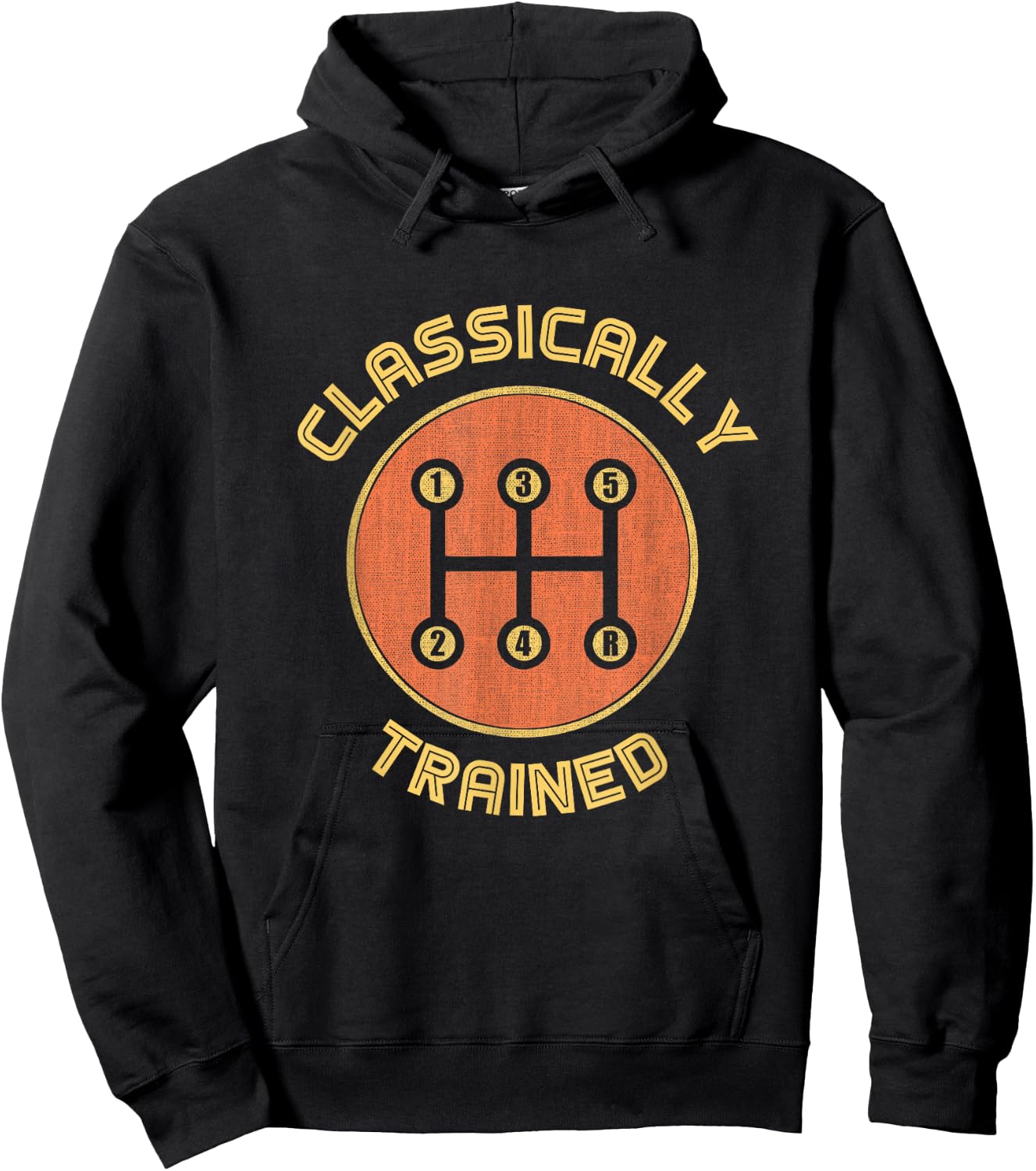 Classically trained Funny Three Pedals Car Guys gift Hoodie - Hoodie | Black