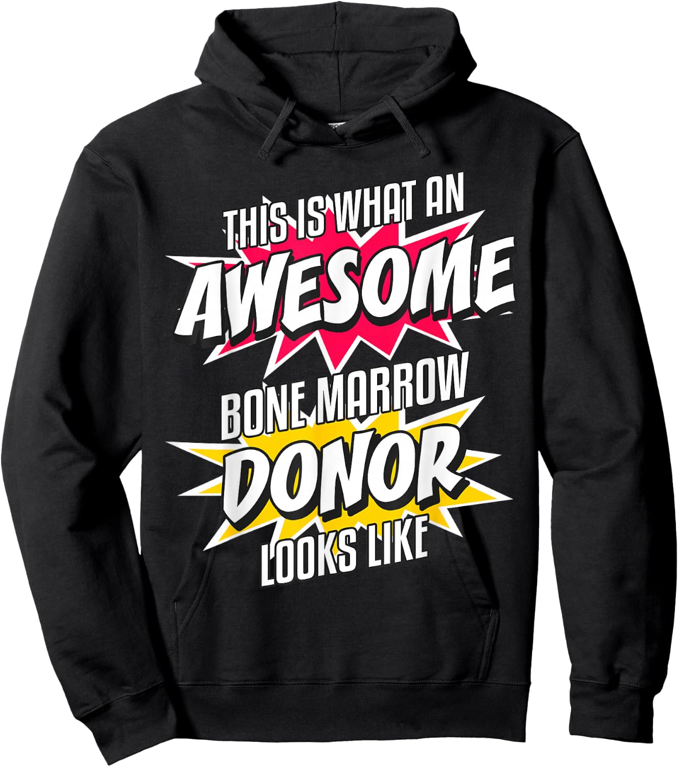 Bone Marrow Donor Transplant Thank You Gift Donation Present Hoodie - Hoodie | Black