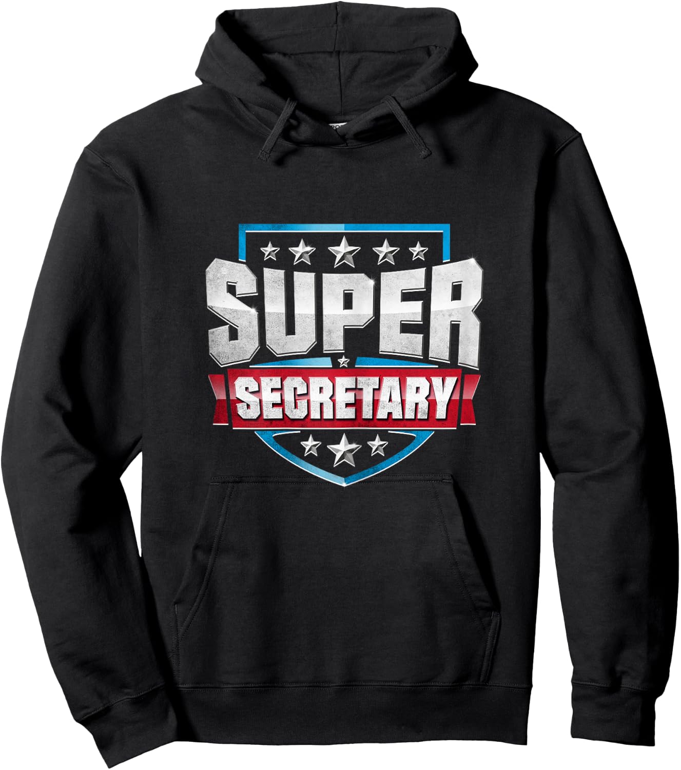 Funny Superhero Secretary : SUPER SECRETARY Gift Shirt Hoodie - Hoodie | Black