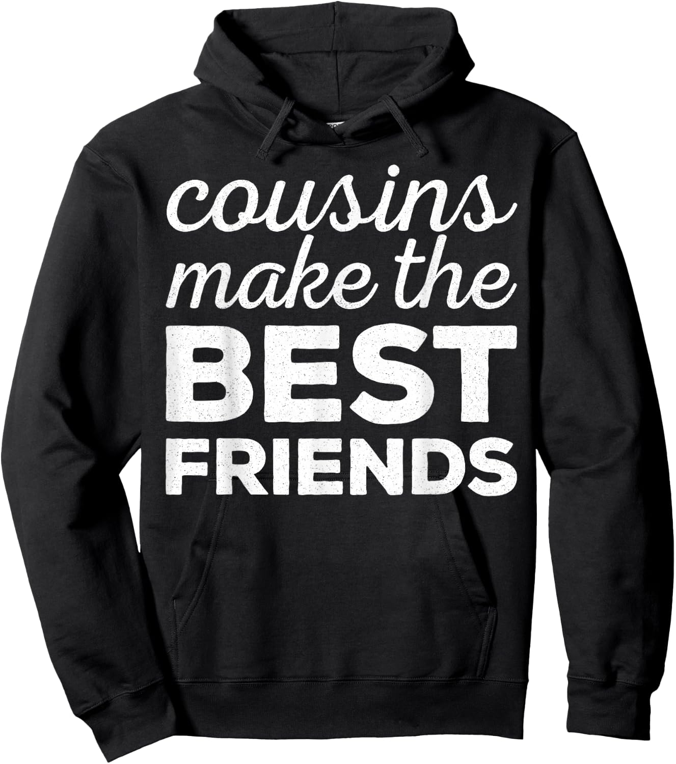 Cousins Make The Best Friends Shirt Adults Kids Cousin Squad Hoodie - Hoodie | Black