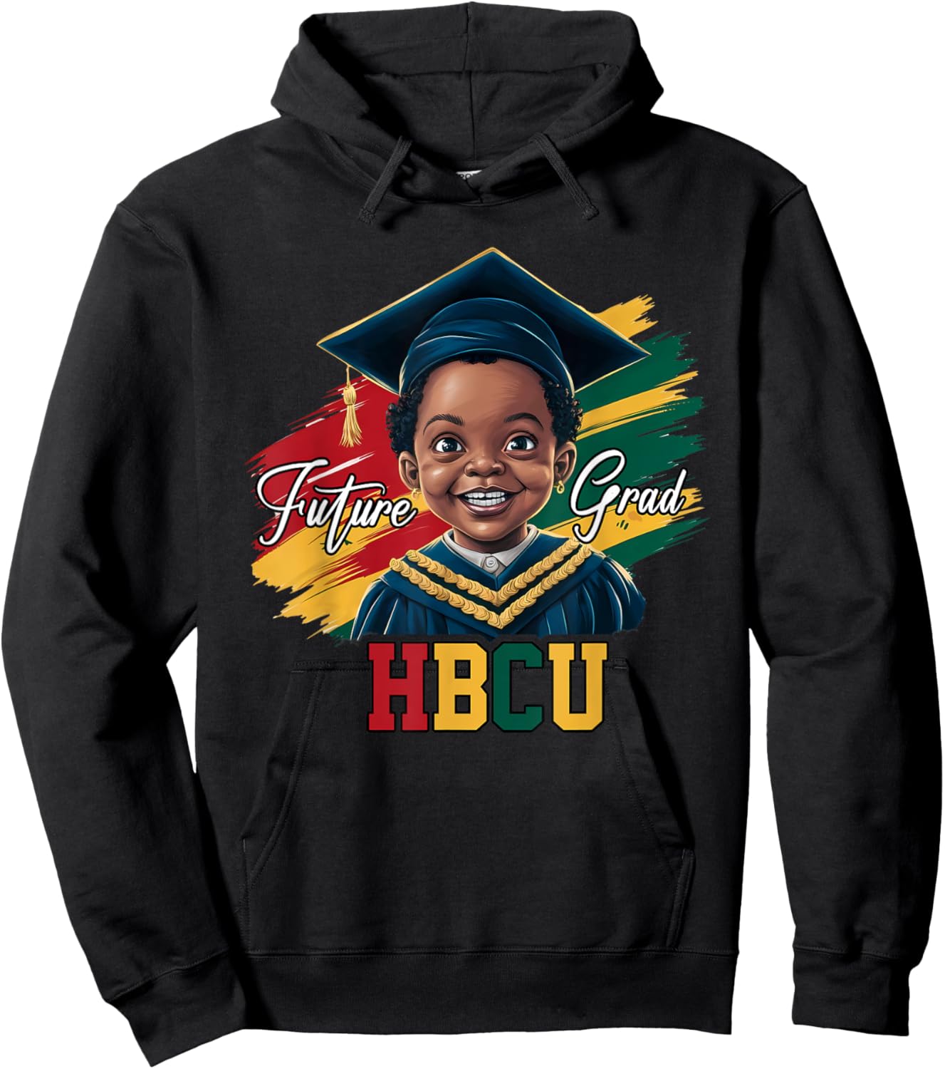 Future HBCU Grad Black Boys Kids Graduation HBCU Hoodie - Hoodie | Black