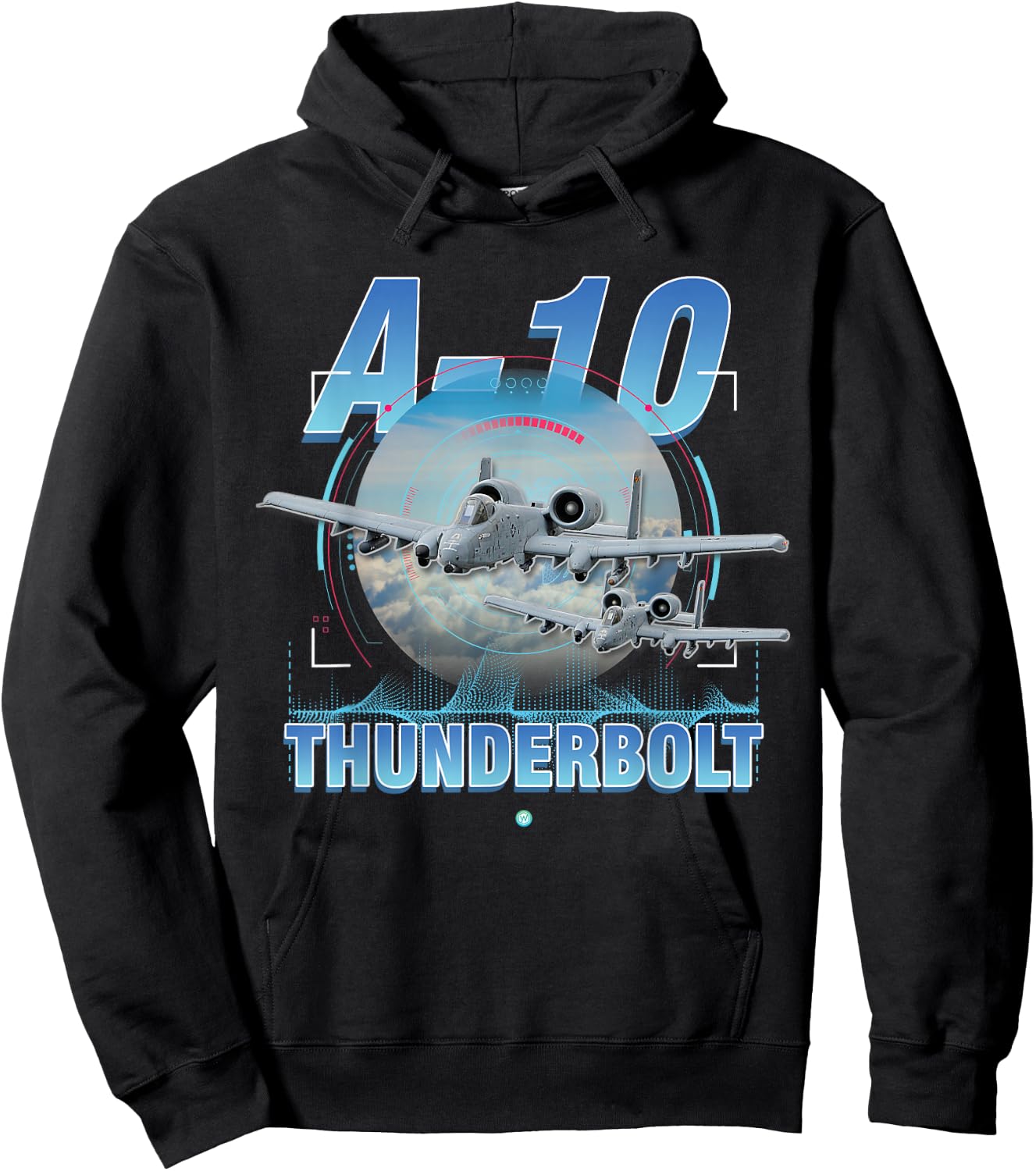 A-10 Thunderbolt II (Warthog) Gift Veterans Hoodie - Hoodie | Black