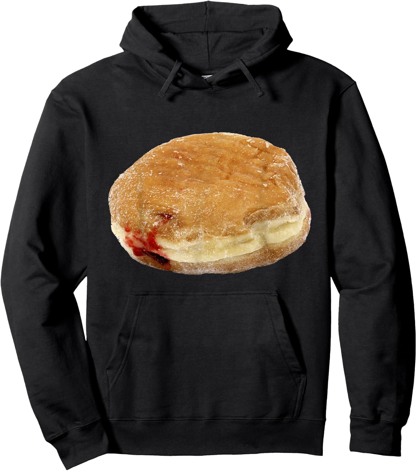 Jelly Filled Donut Hoodie - Hoodie | Black