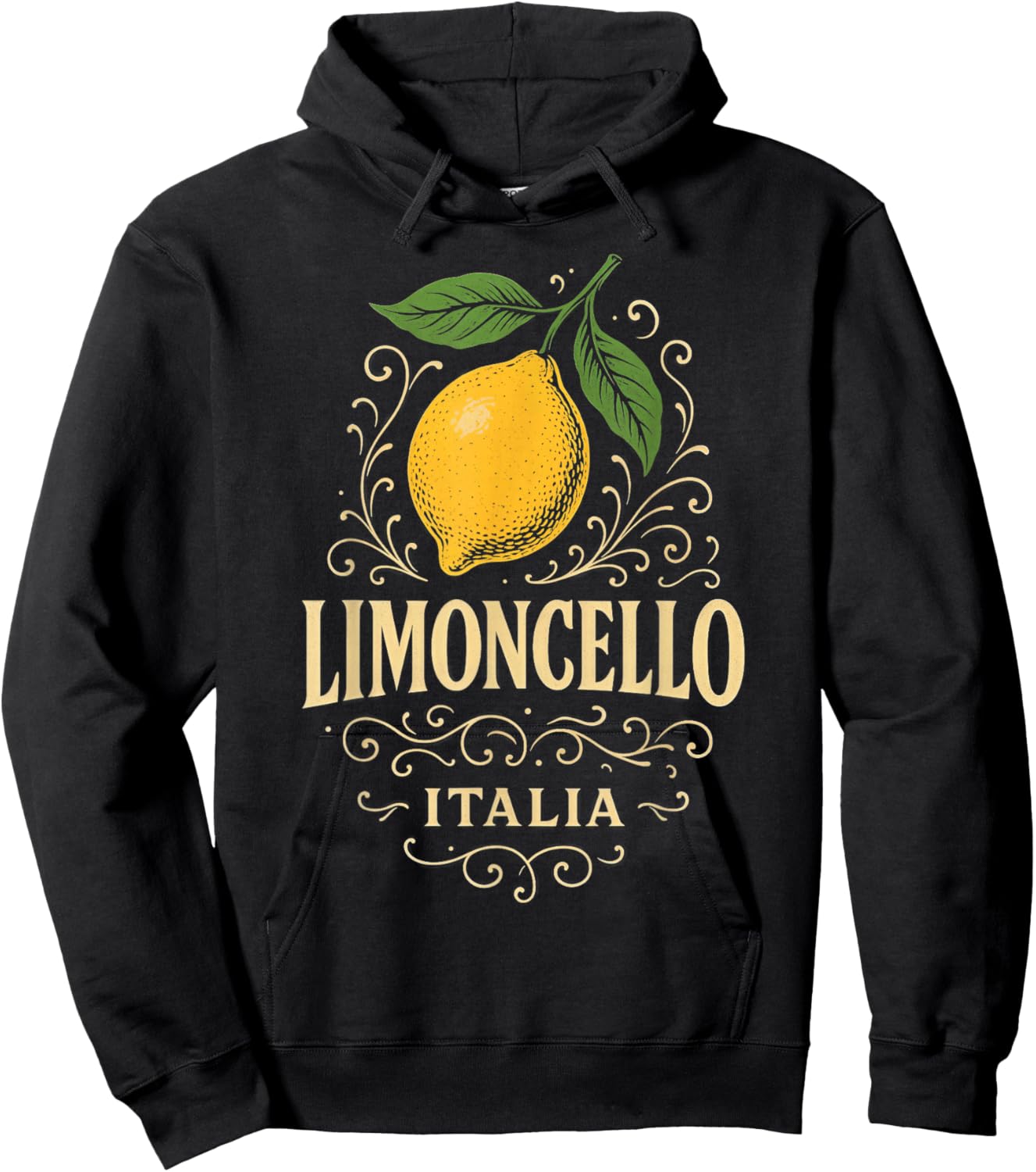 Limoncello Italy Lemon Drink Liquor Italian Gift Summer Hoodie - Hoodie | Black