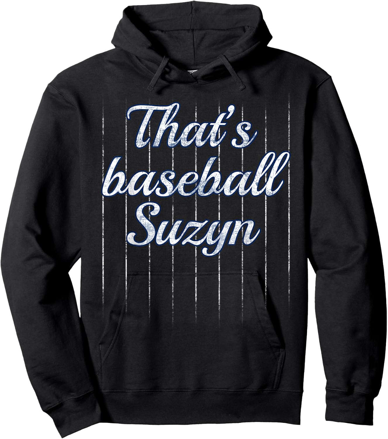 Thats Baseball Suzyn Shirt Hoodie - Hoodie | Black