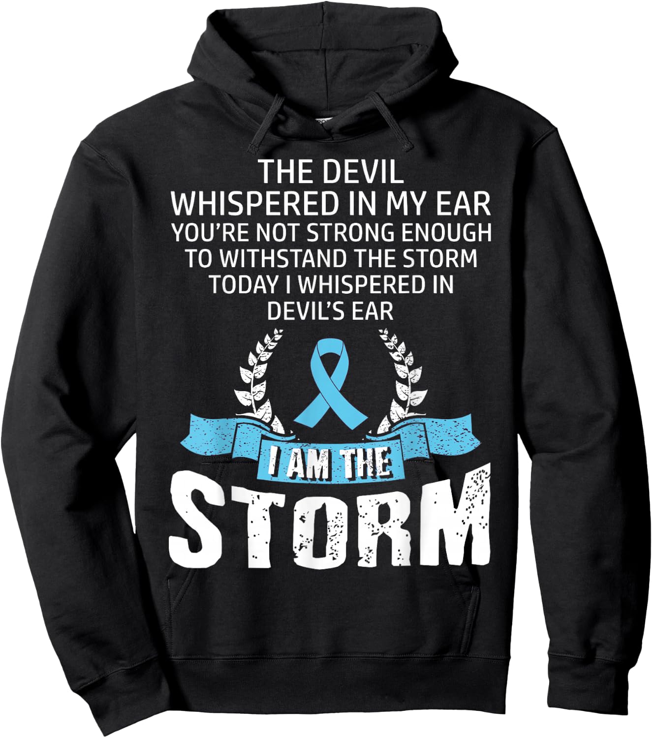 Prostate Cancer Awareness Storm Hoodie - Hoodie | Black