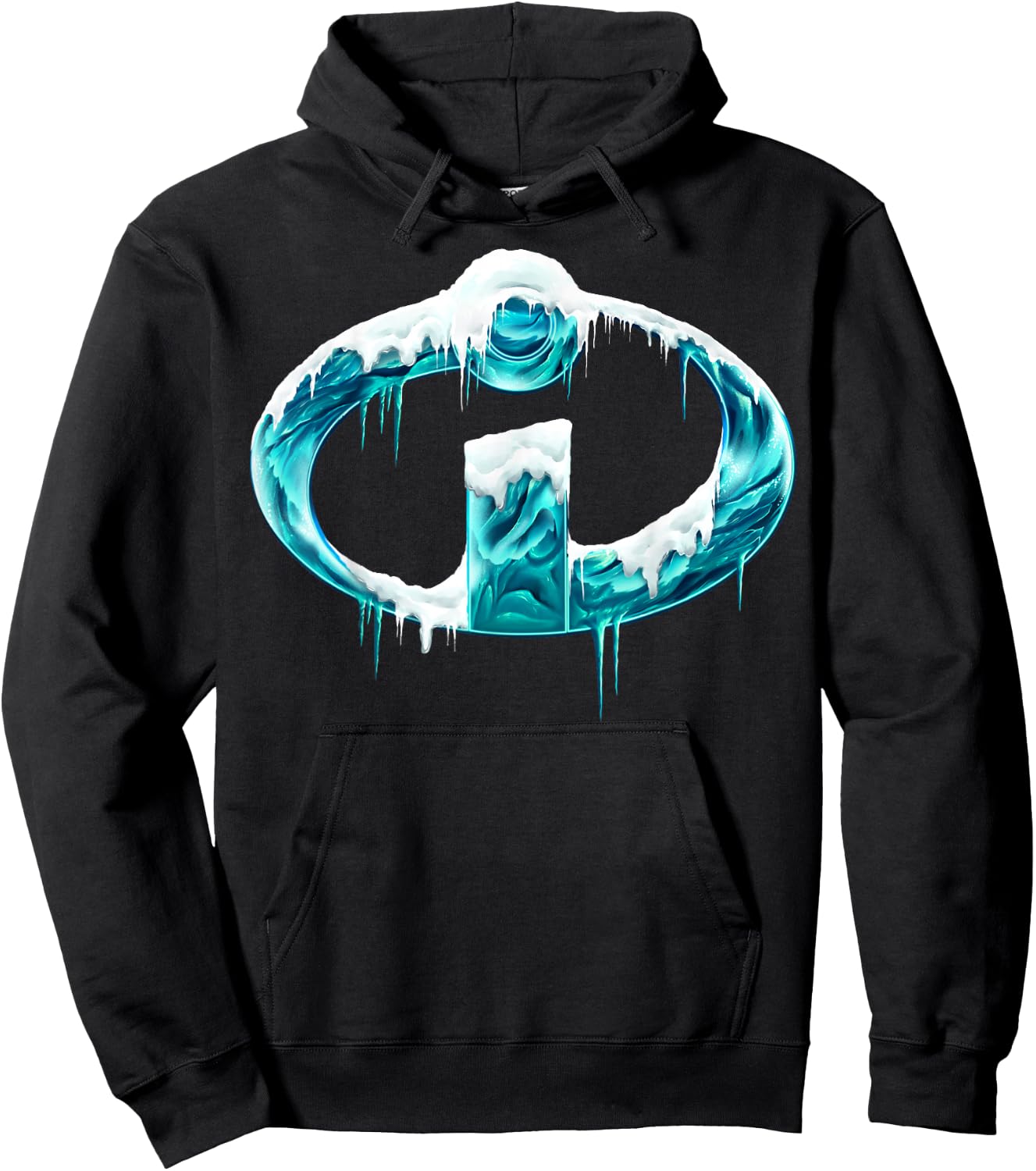 Disney Pixar Incredibles Frost Logo Graphic Hoodie - Hoodie | Black