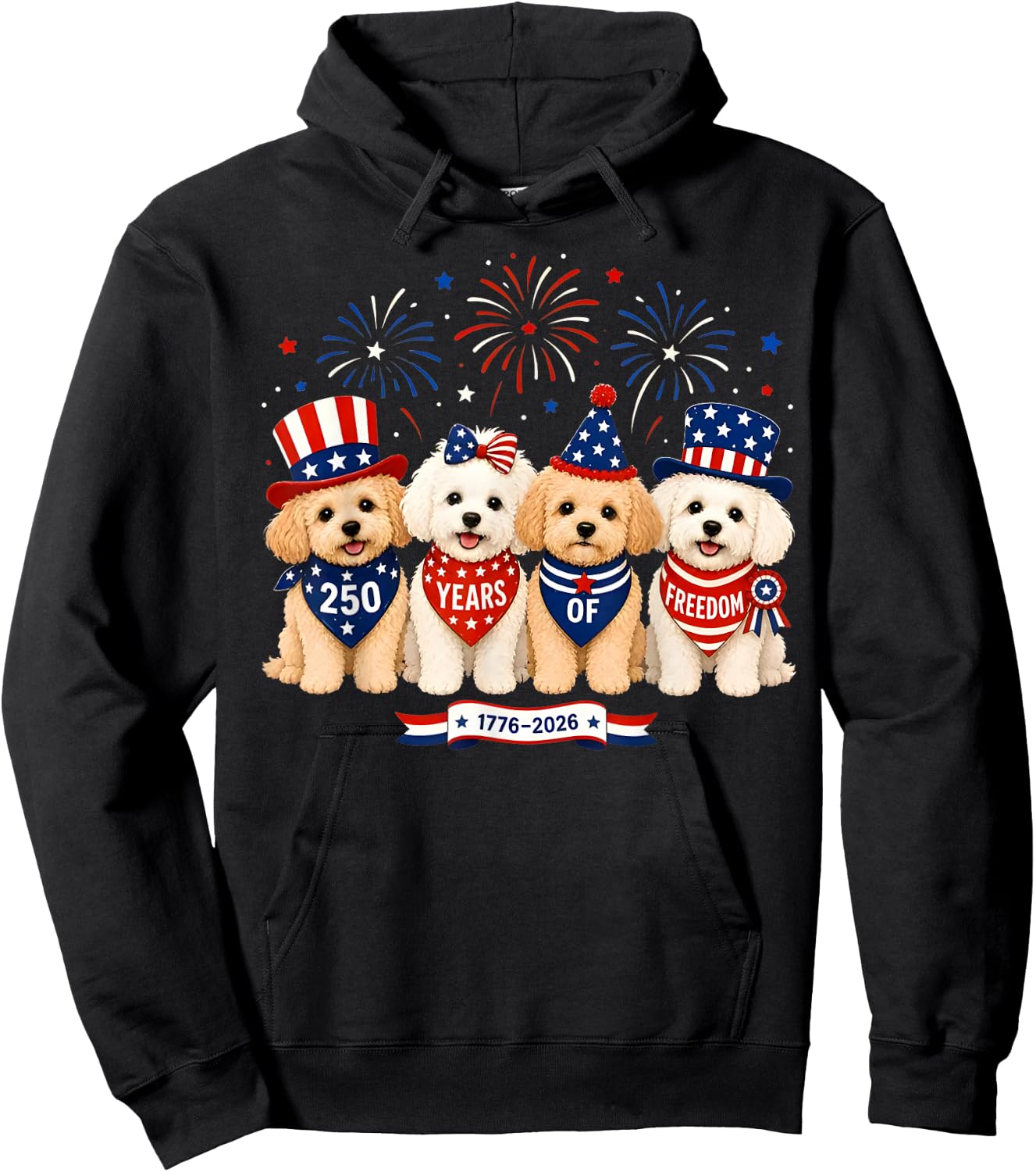 4th July Hoodie - Hoodie | Black