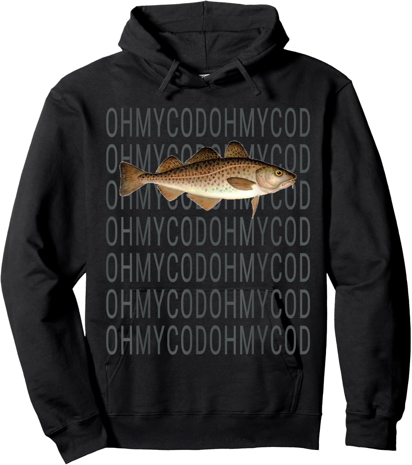 Shane Awesome - Oh My Cod Fish Hoodie - Hoodie | Black