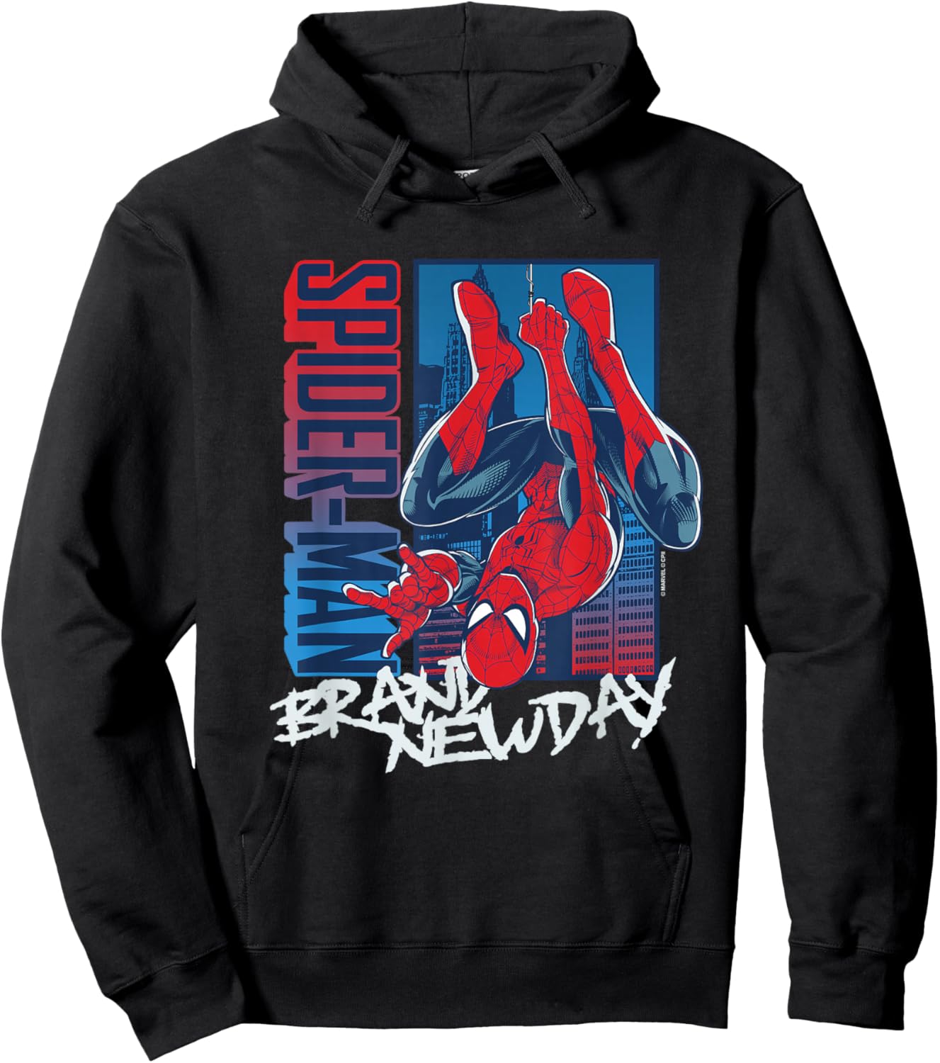 Marvel Spider-Man: New Day Spidey Color Grade Hang Hoodie - Hoodie | Black