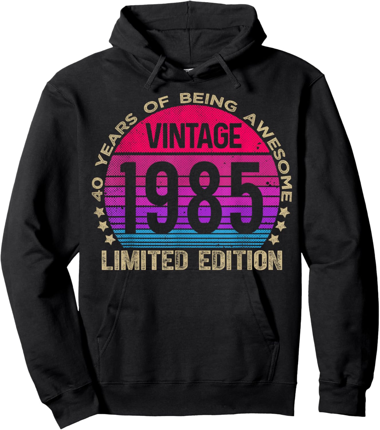 40 Year Old Gifts Limited Edition 40th Birthday Women Hoodie - Hoodie | Black