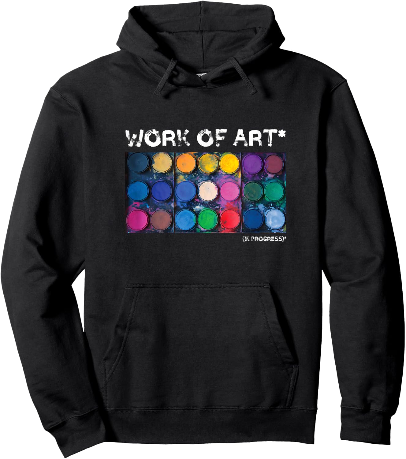 Work of Art in Progress Perfect Artist Gift Hoodie - Hoodie | Black