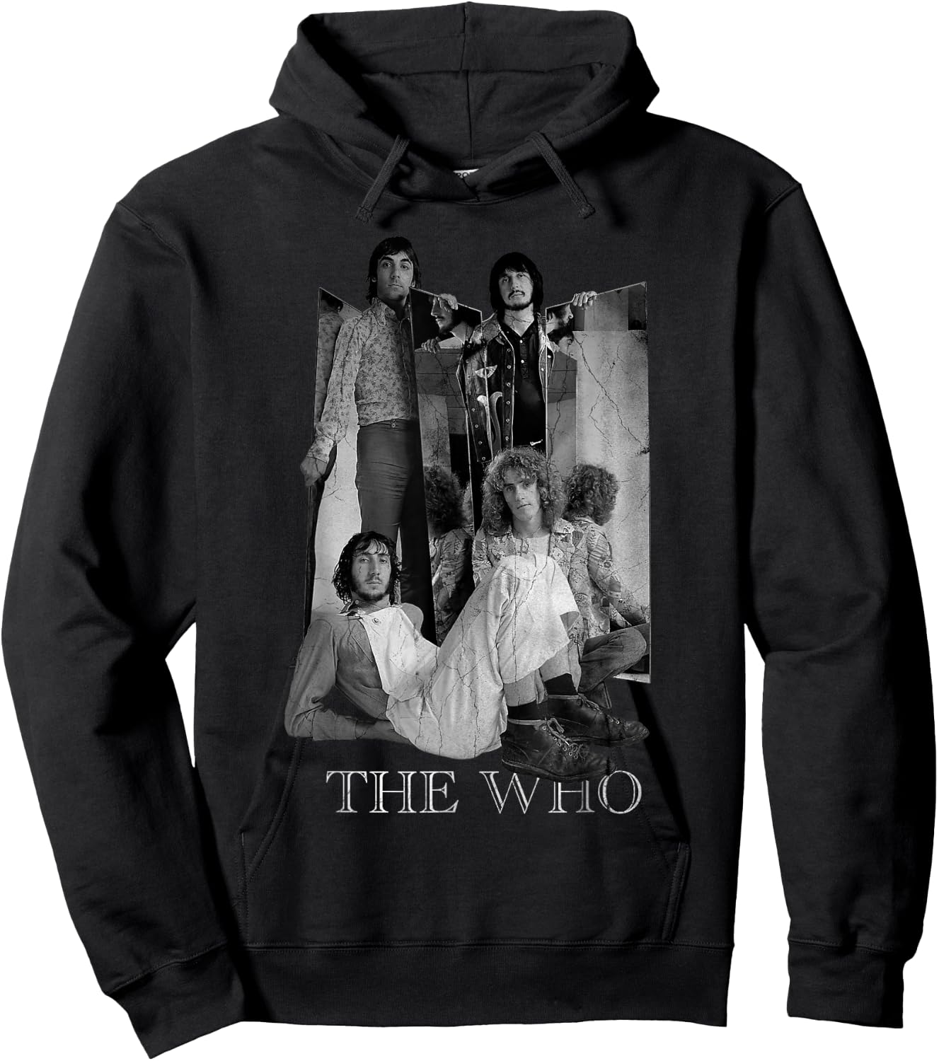 The Who Official Mirrors Mono Hoodie - Hoodie | Black