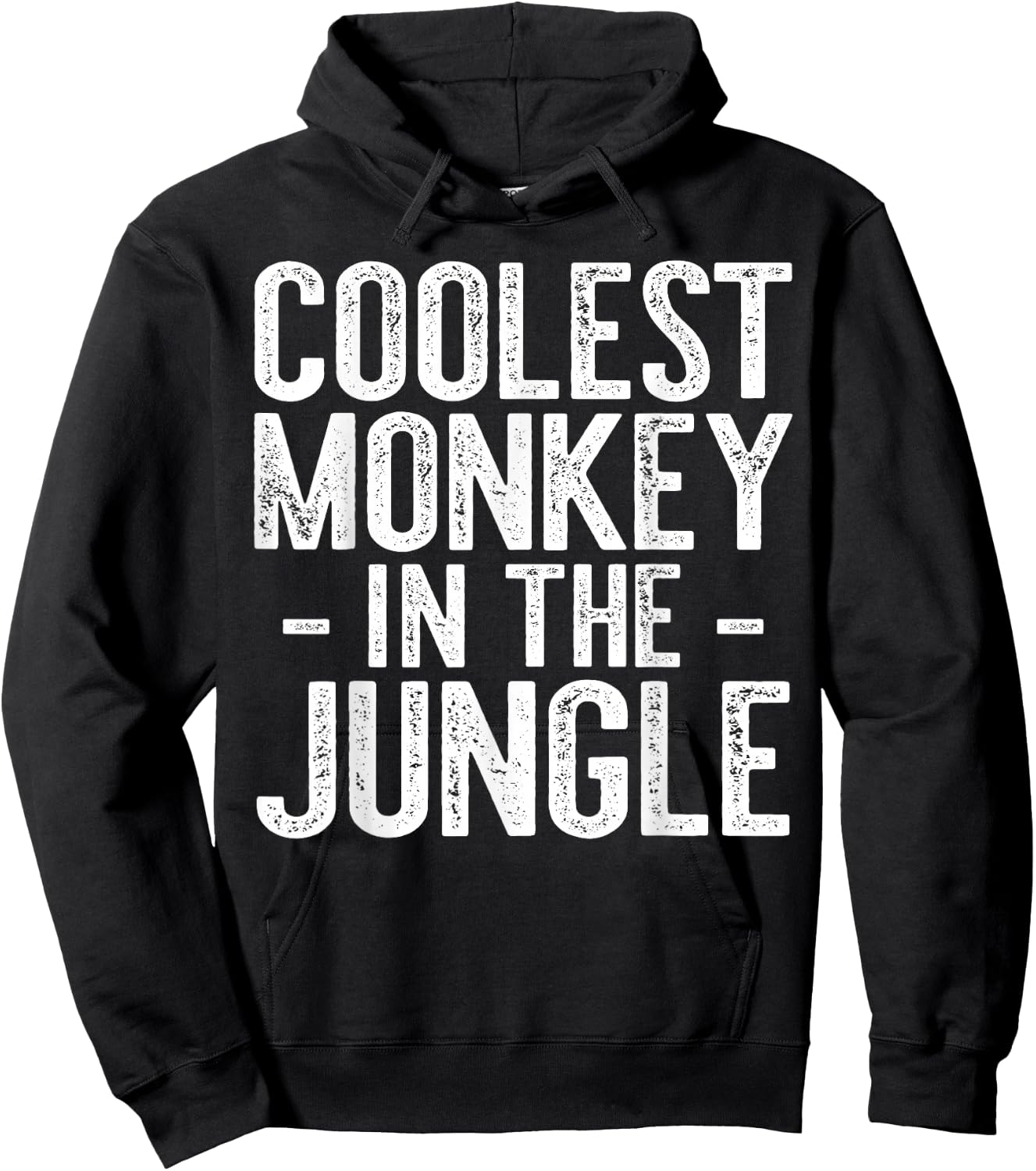 Coolest Monkey In The Jungle Shirt Men Women Kids Party Hoodie - Hoodie | Black
