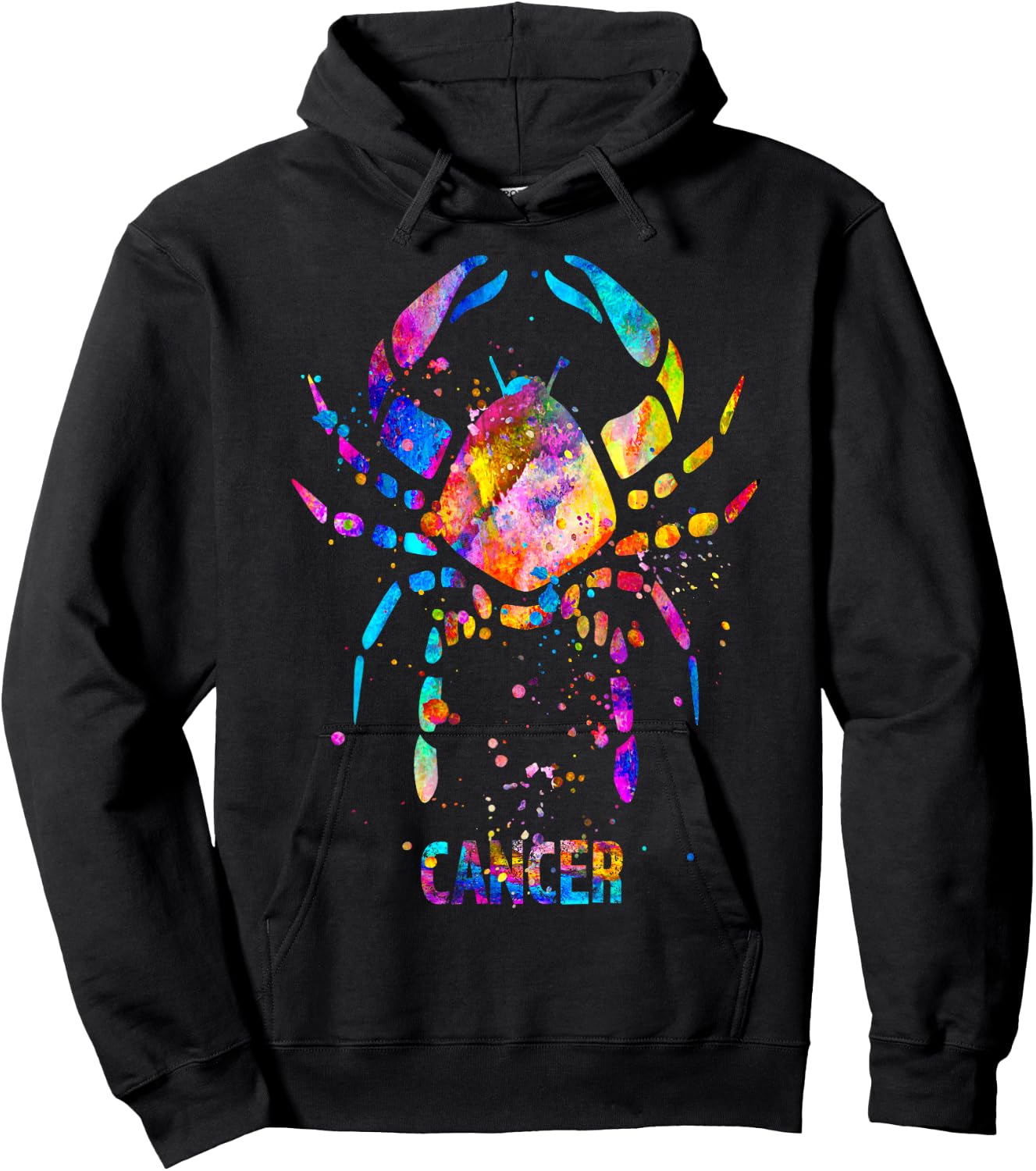 Cancer Zodiac Sign Hoodie - Hoodie | Black