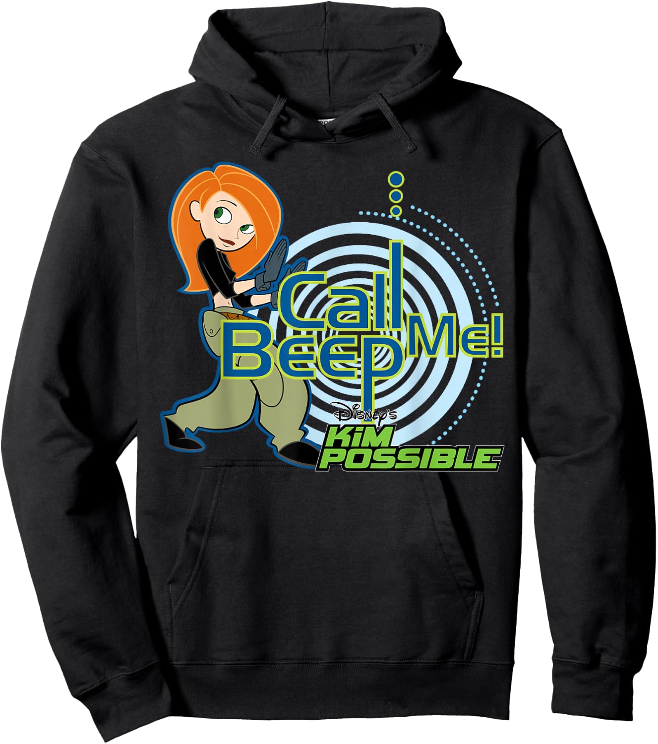 Kim Possible - Call Me Beep Me Hoodie - Hoodie | Black