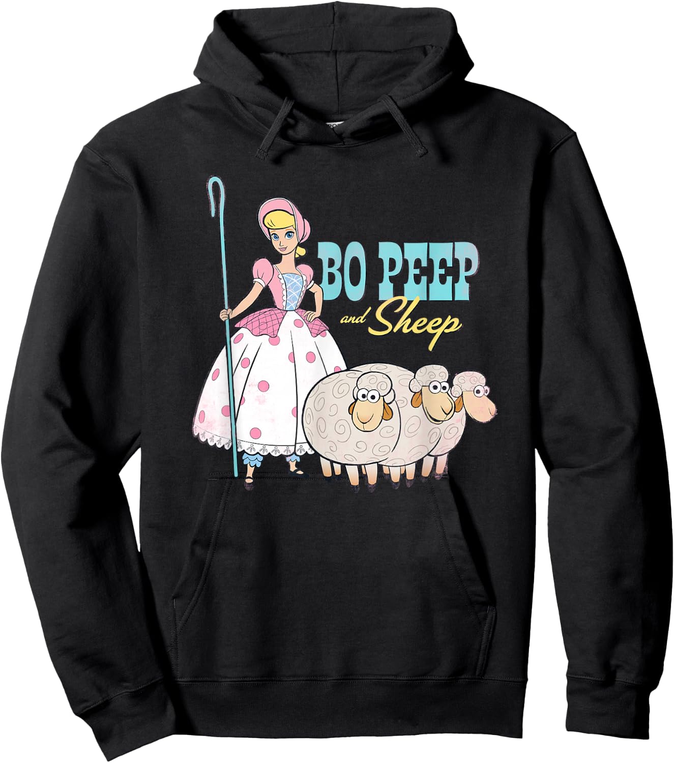 Disney Pixar Toy Story 4 Bo Peep and Sheep Hoodie - Hoodie | Black