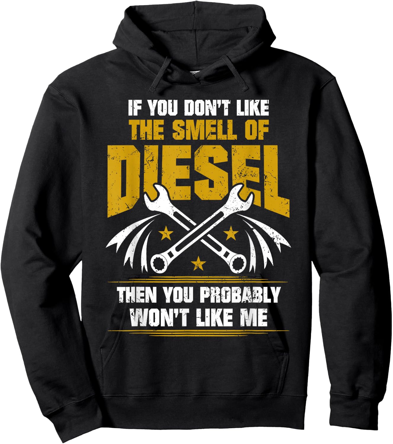 Diesel Mechanic T Shirt - Don't Like The Smell Of Diesel Hoodie - Hoodie | Black