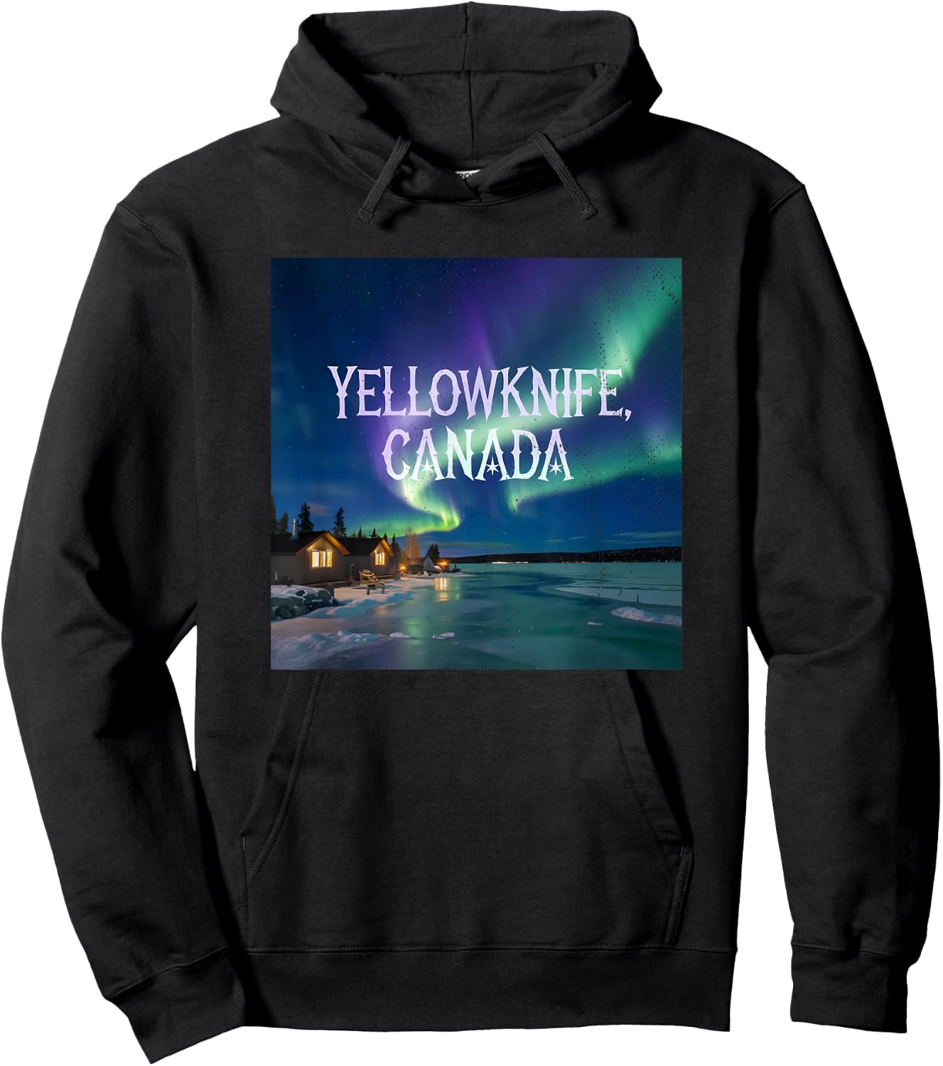 Yellowknife Canada Hoodie - Hoodie | Black