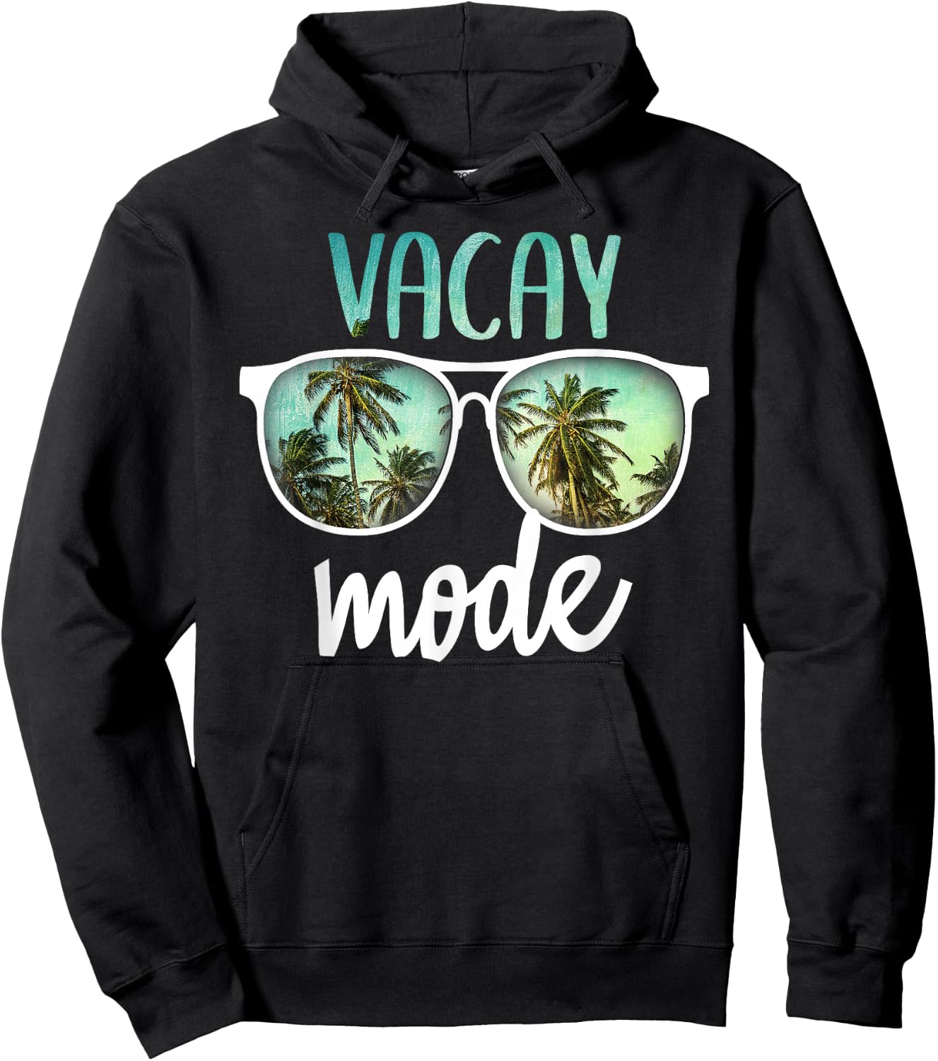 Vacay Mode Cute Vacation Summer Cruise Getaway Hoodie - Hoodie | Black