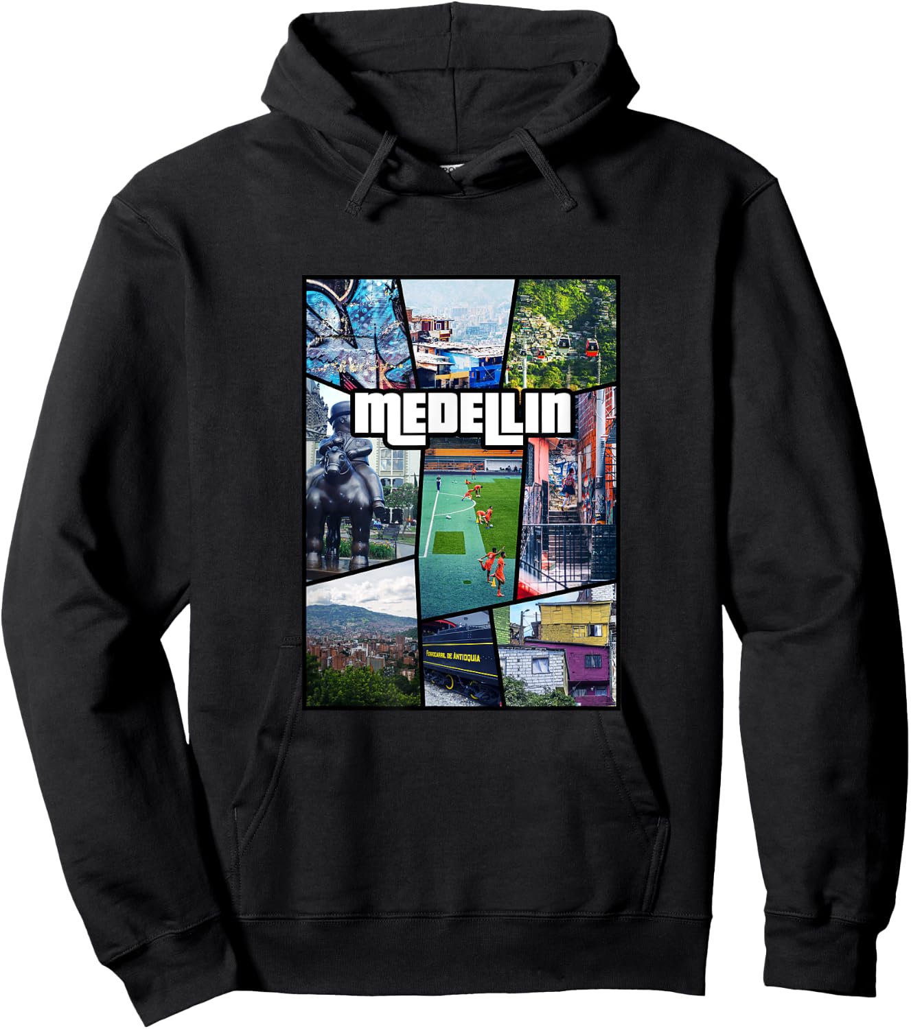 Colombia Antioquia Medellin City - South America Hoodie - Hoodie | Black
