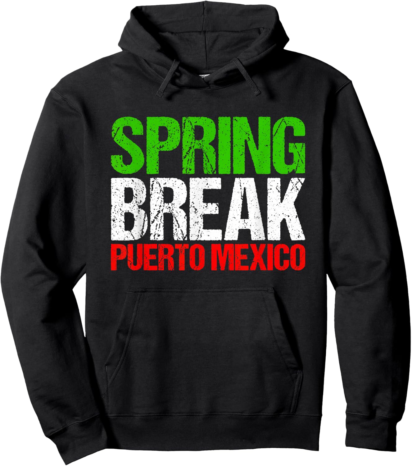 Spring Break Puerto Mexico Hoodie - Hoodie | Black